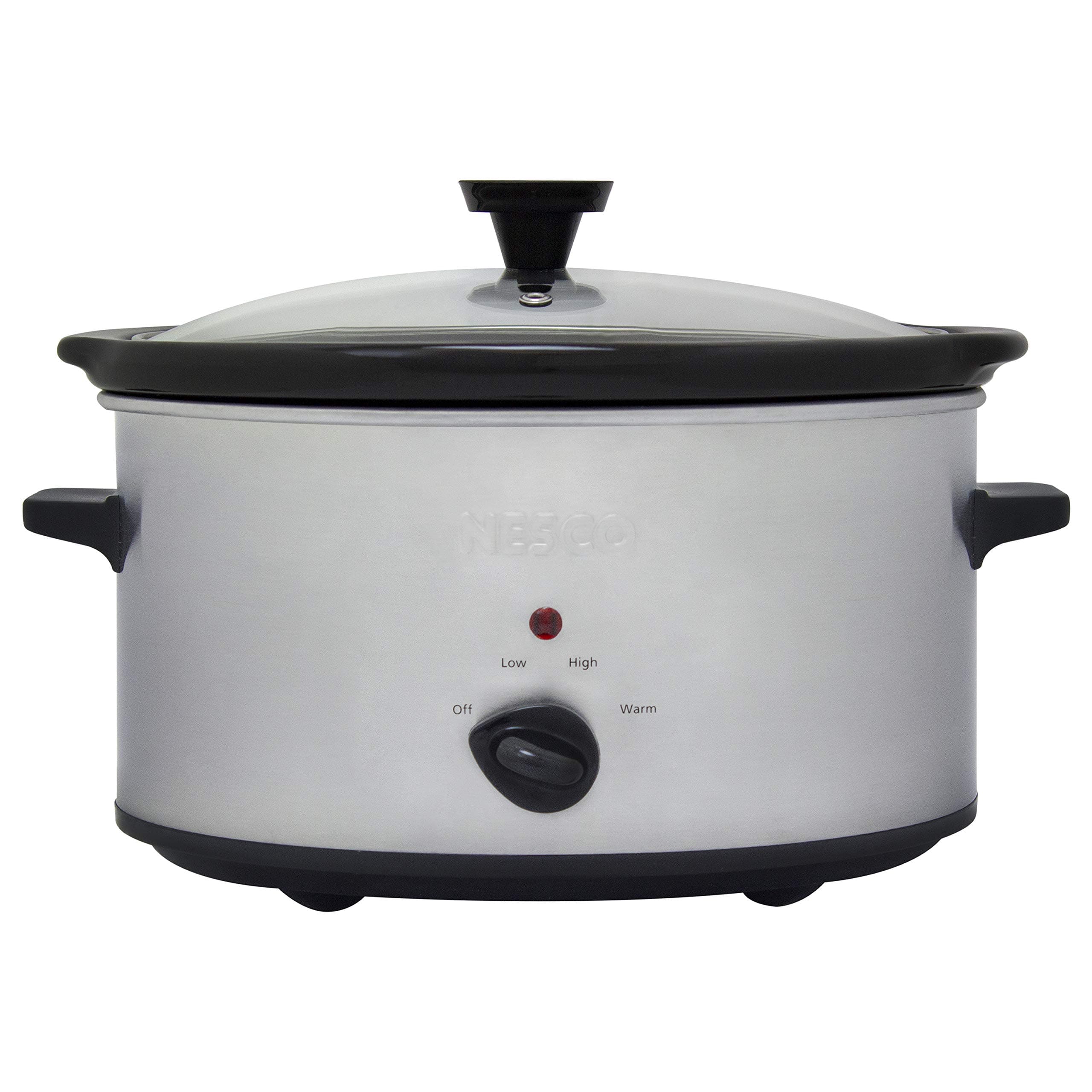 NESCO SC-6-25, Slow Cooker, 6 Quart, Silver