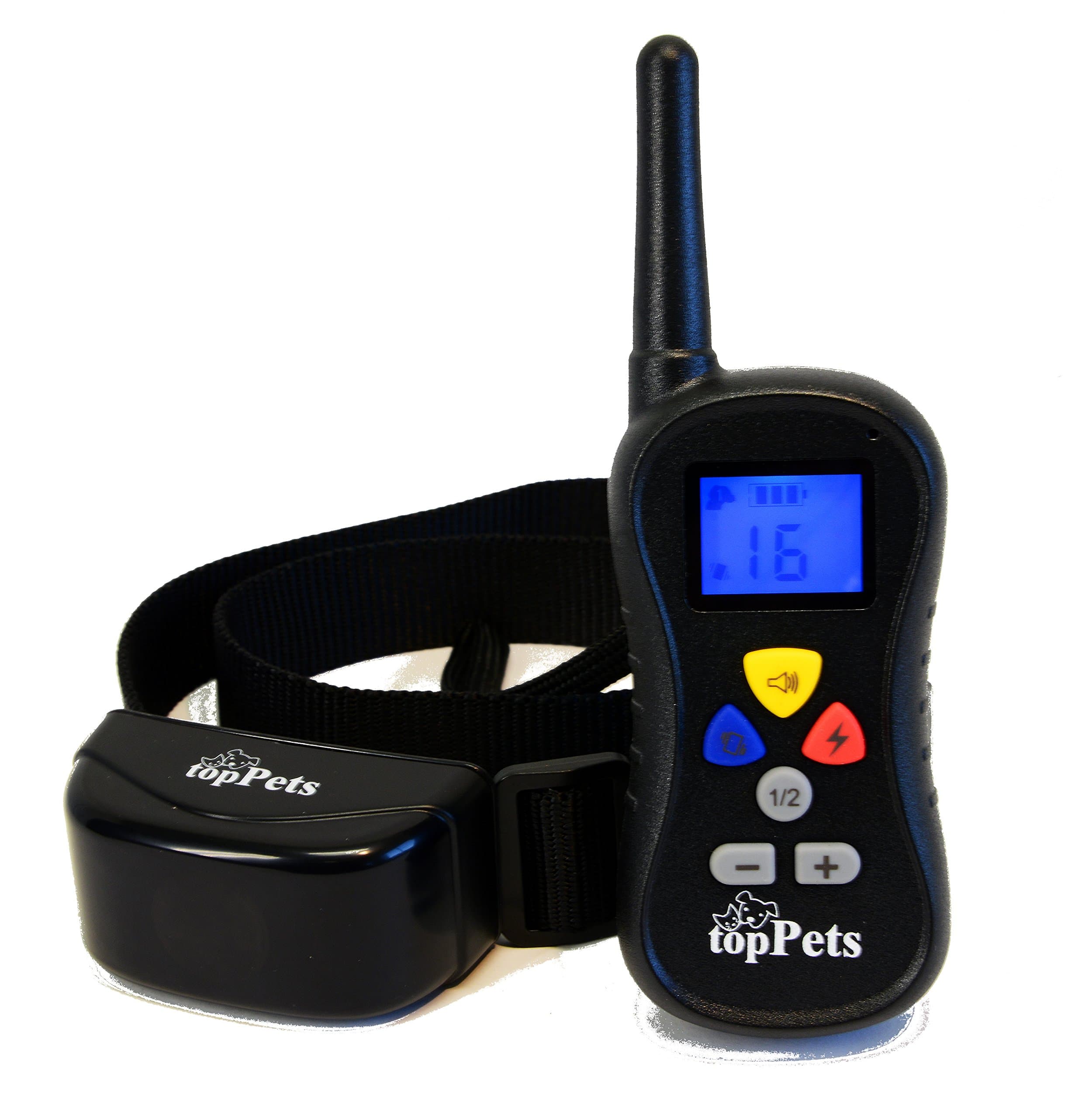 Waterproof Pet Dog Training Collar, Use for Training and Bark Control, Shock, Vibration, and Audio Tone. Fits Small Medium and Large Dogs.