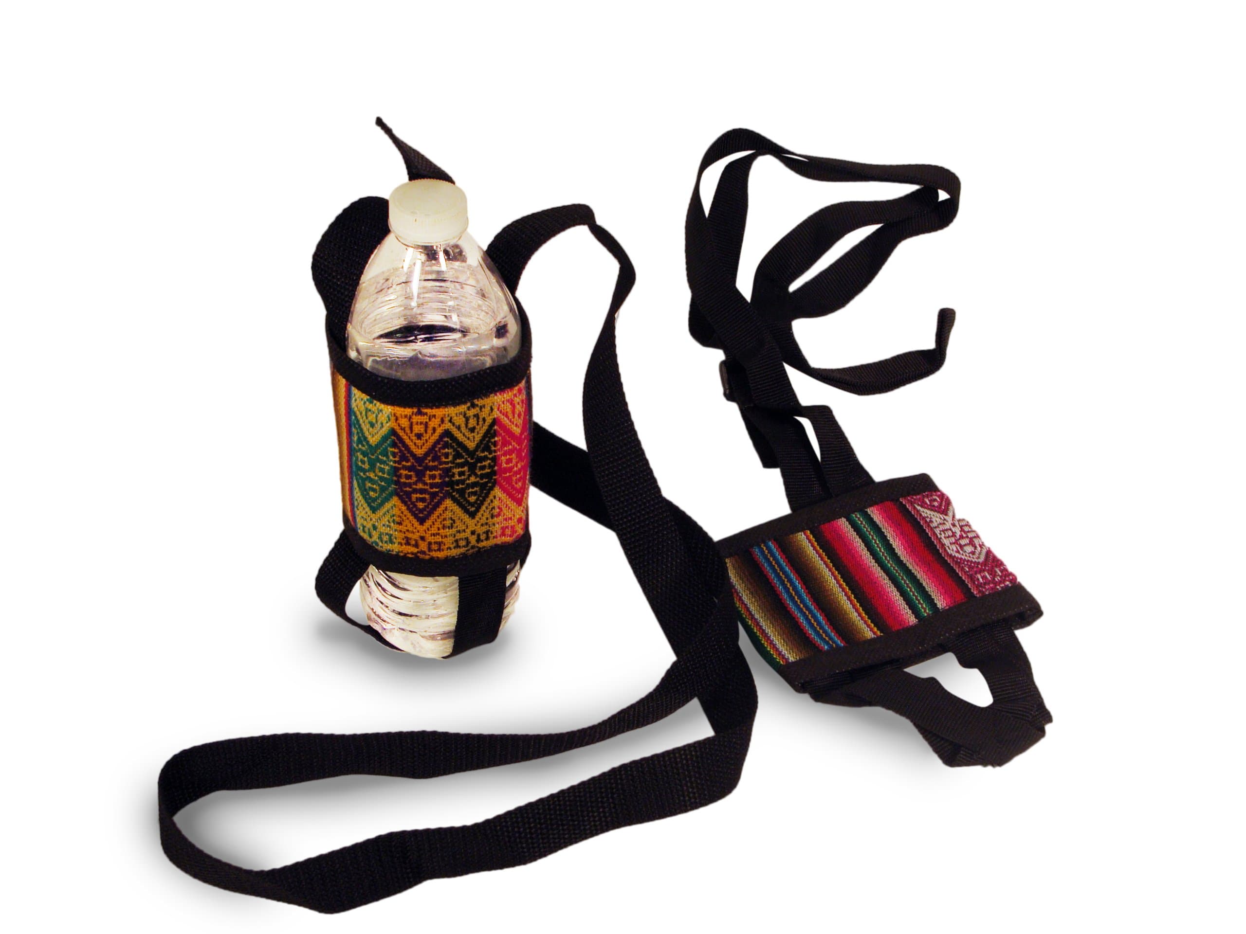 One Dozen Water Bottle Holder Wholesale 12 Pack Assorted Peru Cotton Fair Trade *000589*