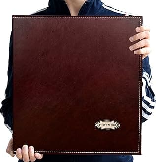 Zoview Self-Adhesive Photo Album, Dust-free, glue free and waterproof Scrapbook Album, Family album, Leather Cover, Hand Made DIY Albums Holds 3x5, 4x6, 5x7, 6x8,8x10 photos