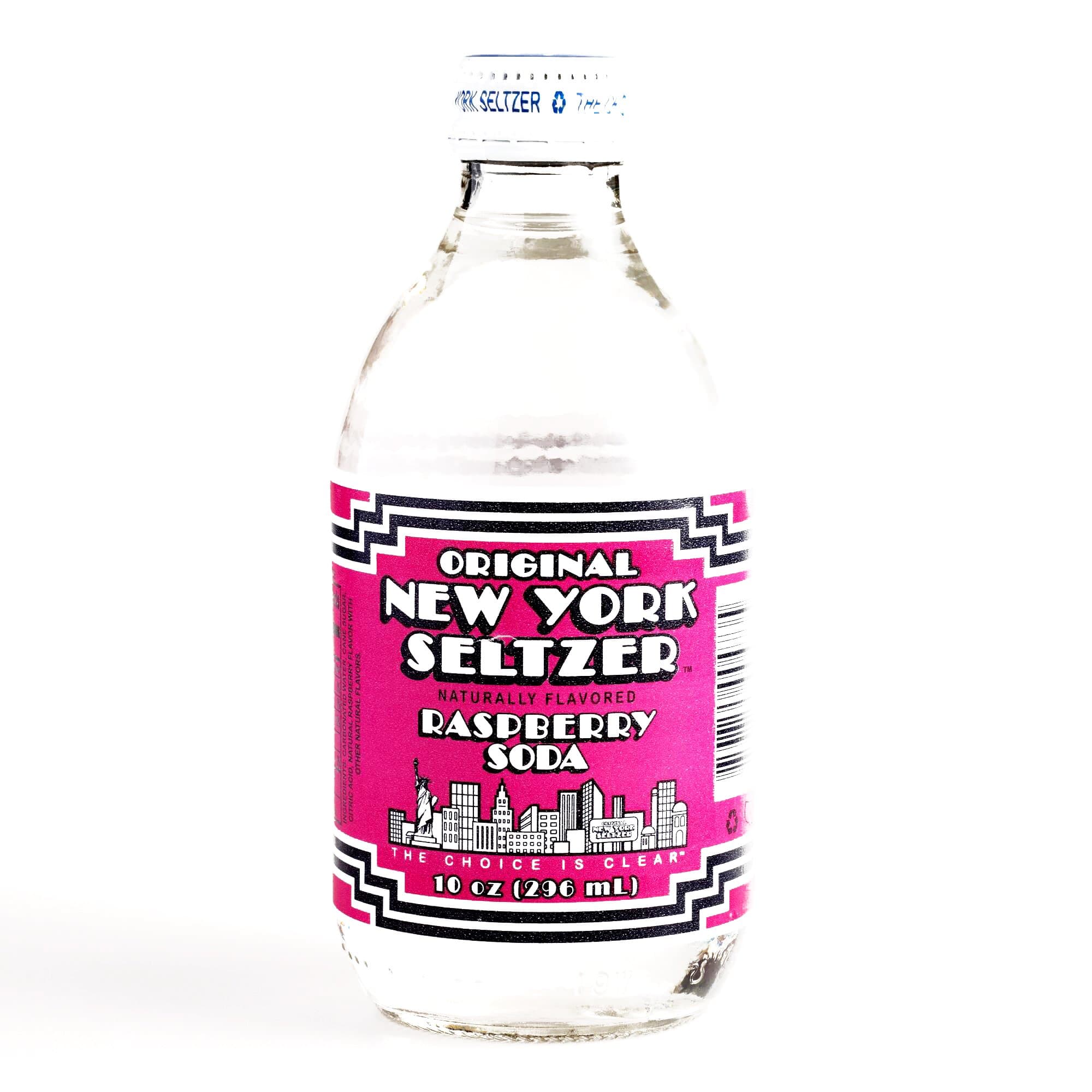 Raspberry Original New York Seltzer 10 oz each (5 Items Per Order)