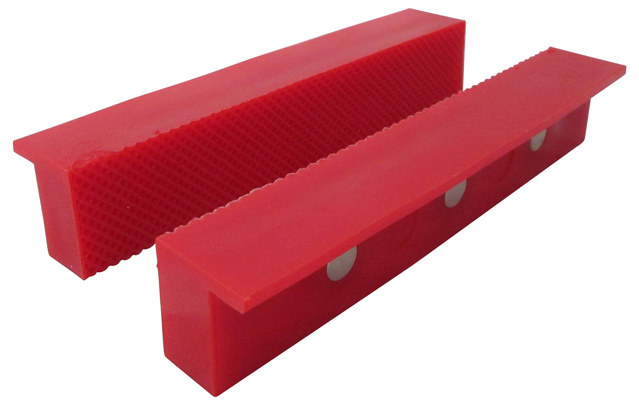 Universal Soft Vise Jaws, Synthetic Rubber Jaws 6” Red
