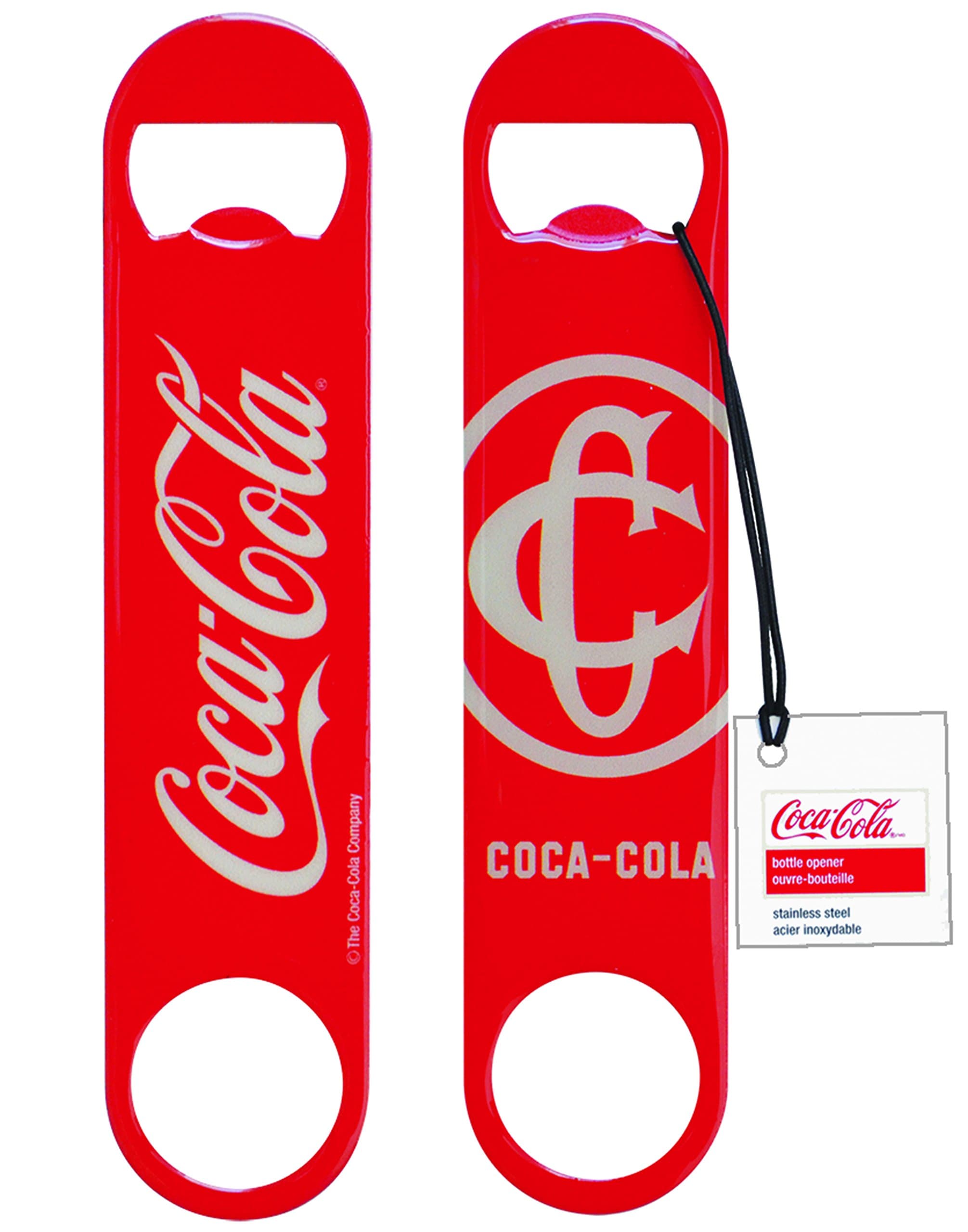 Tablecraft CC383 Coca-Cola Classic Logo Flat Bottle Opener, Red