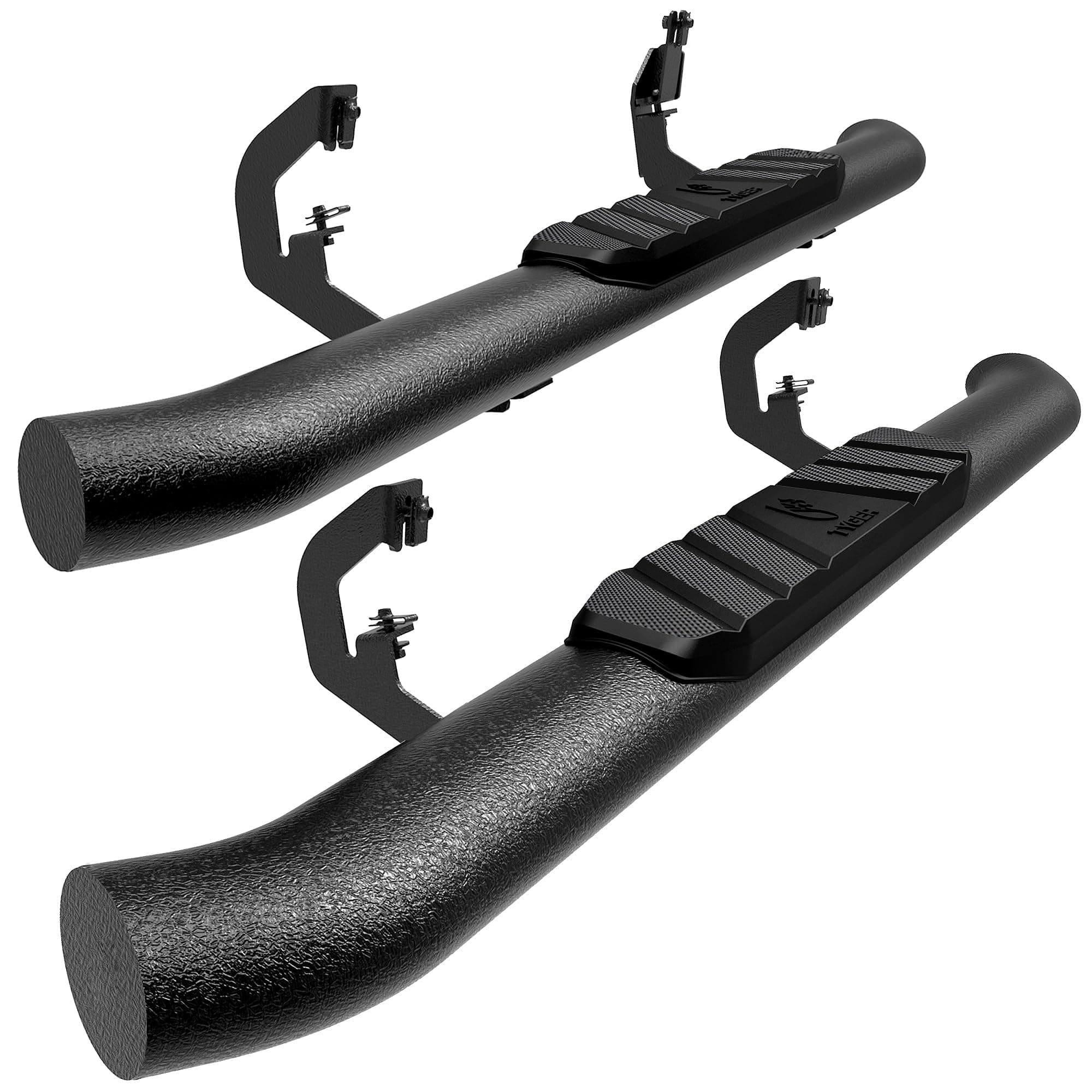 Tyger Auto 3.5" Rider Running Boards Compatible with 2007-2018 Chevy Silverado GMC Sierra 1500; 2007-2019 2500 3500HD; 2019 LD/Limited | Reg Cab | TG-SS2C35298 | Side Step Rail Nerf Bars