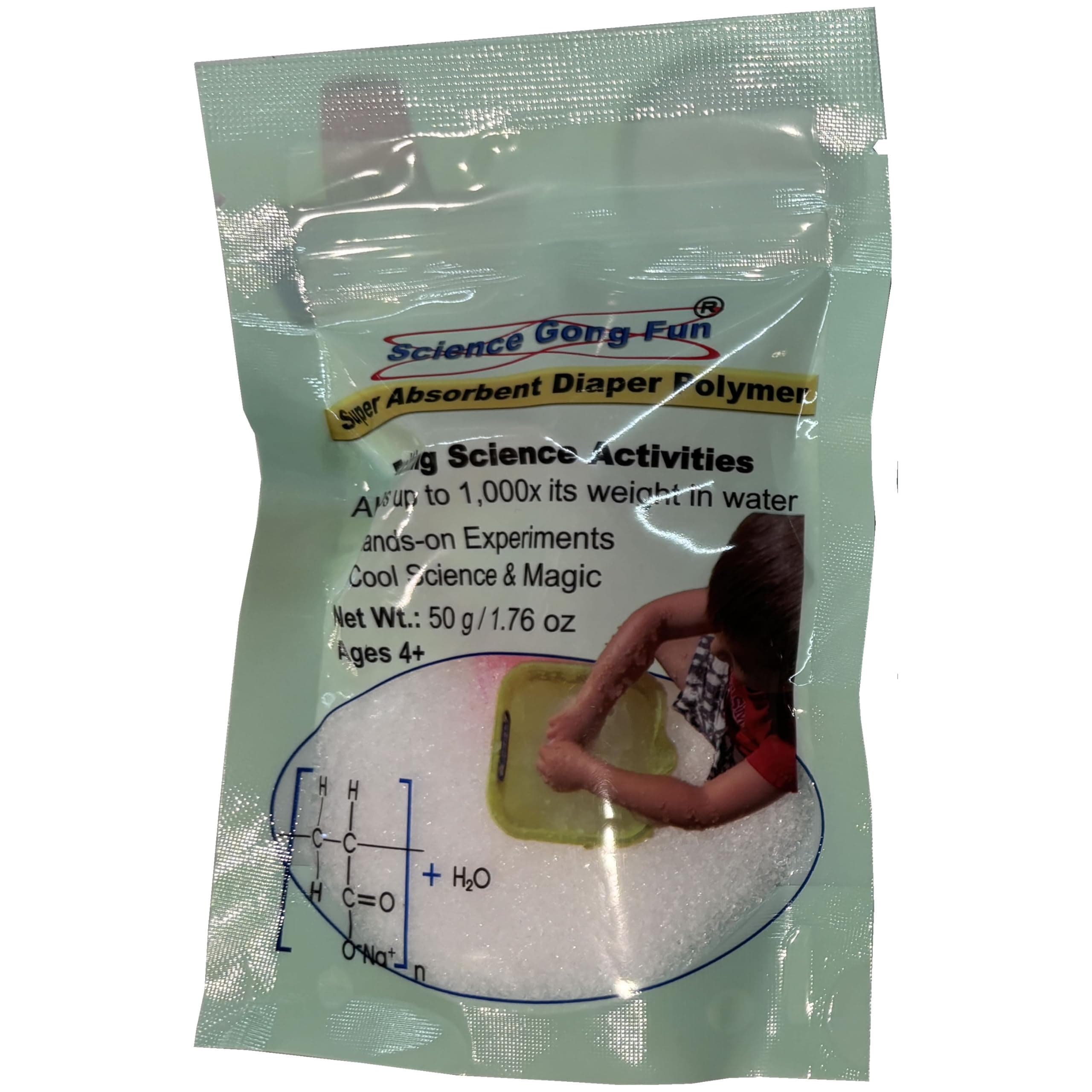 50 Grams Sodium Polyacrylate Superabsorbent Diaper Polymer