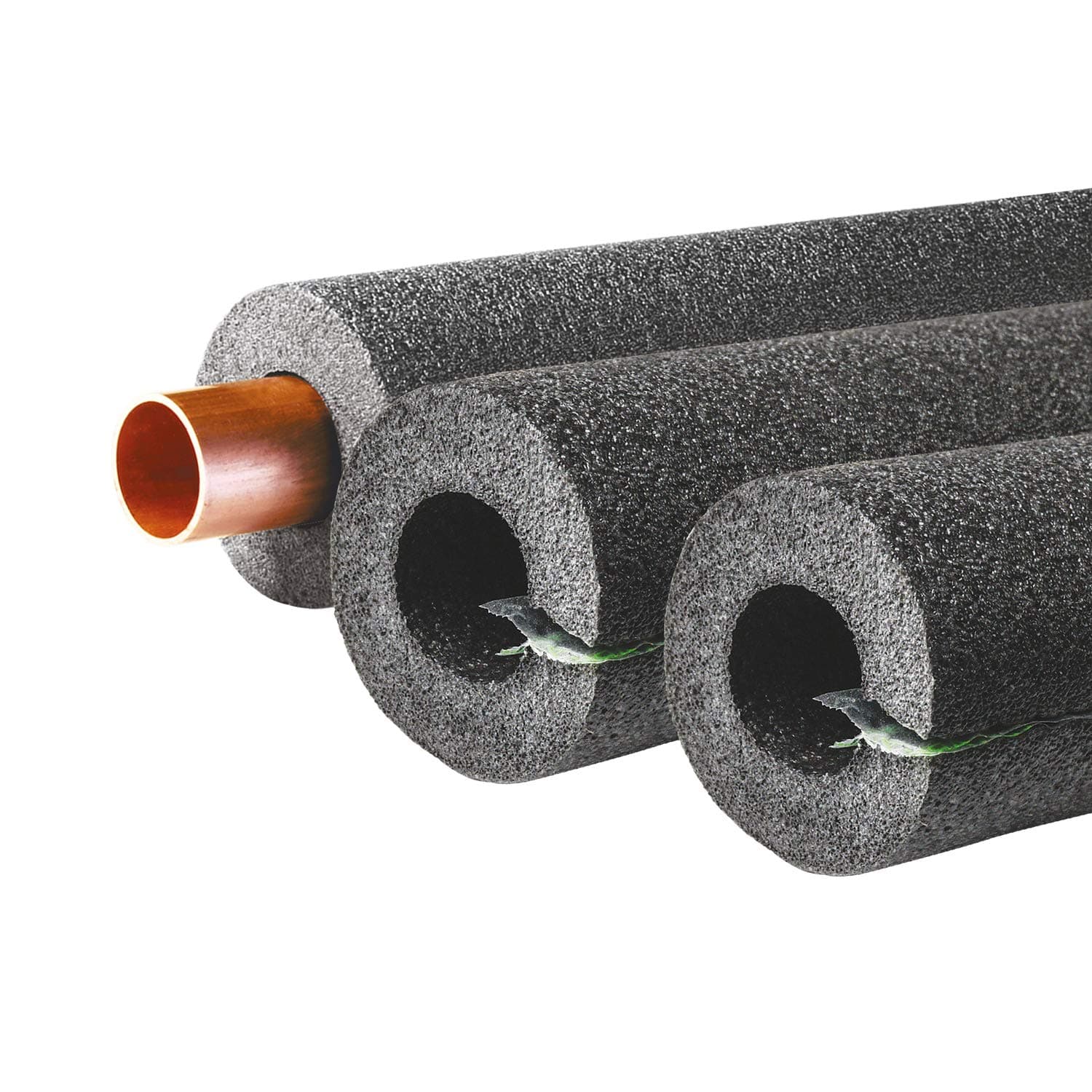 DGS20038 Self Seal 2" IPS x 3/8" Foam Pipe Insulation - 84 Lineal Feet/Carton, Polyethylene