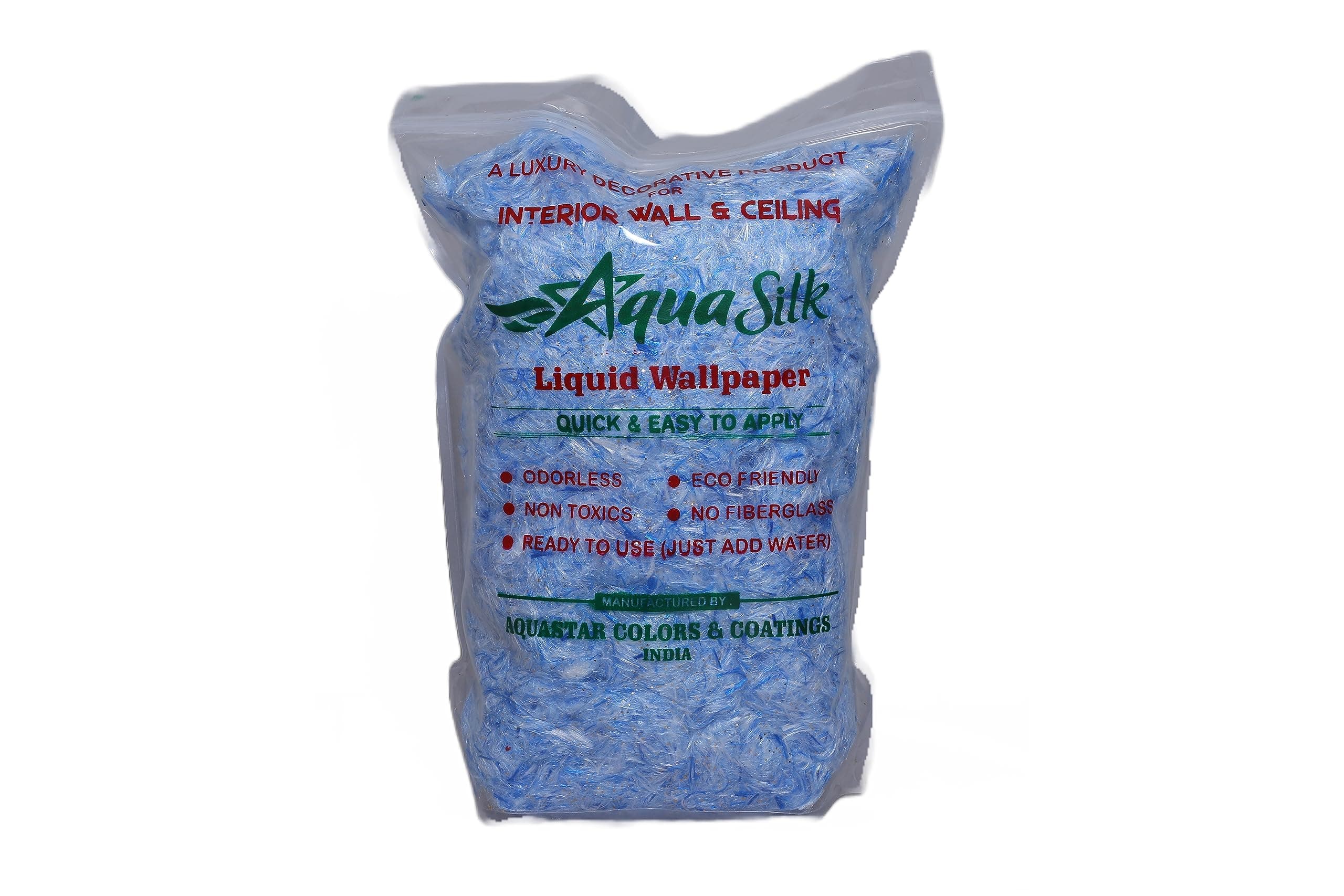アクアシルク 長持ち装飾インテリアリキッド壁紙 101_ブルー