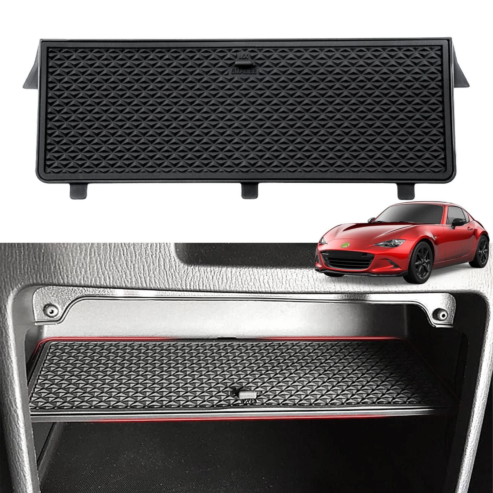 Autorder Custom Fit for Center Console Organizer Mazda MX-5 RF Miata 2016-2023 Interior Accessories Glove Box Insert Tray Partition Panel