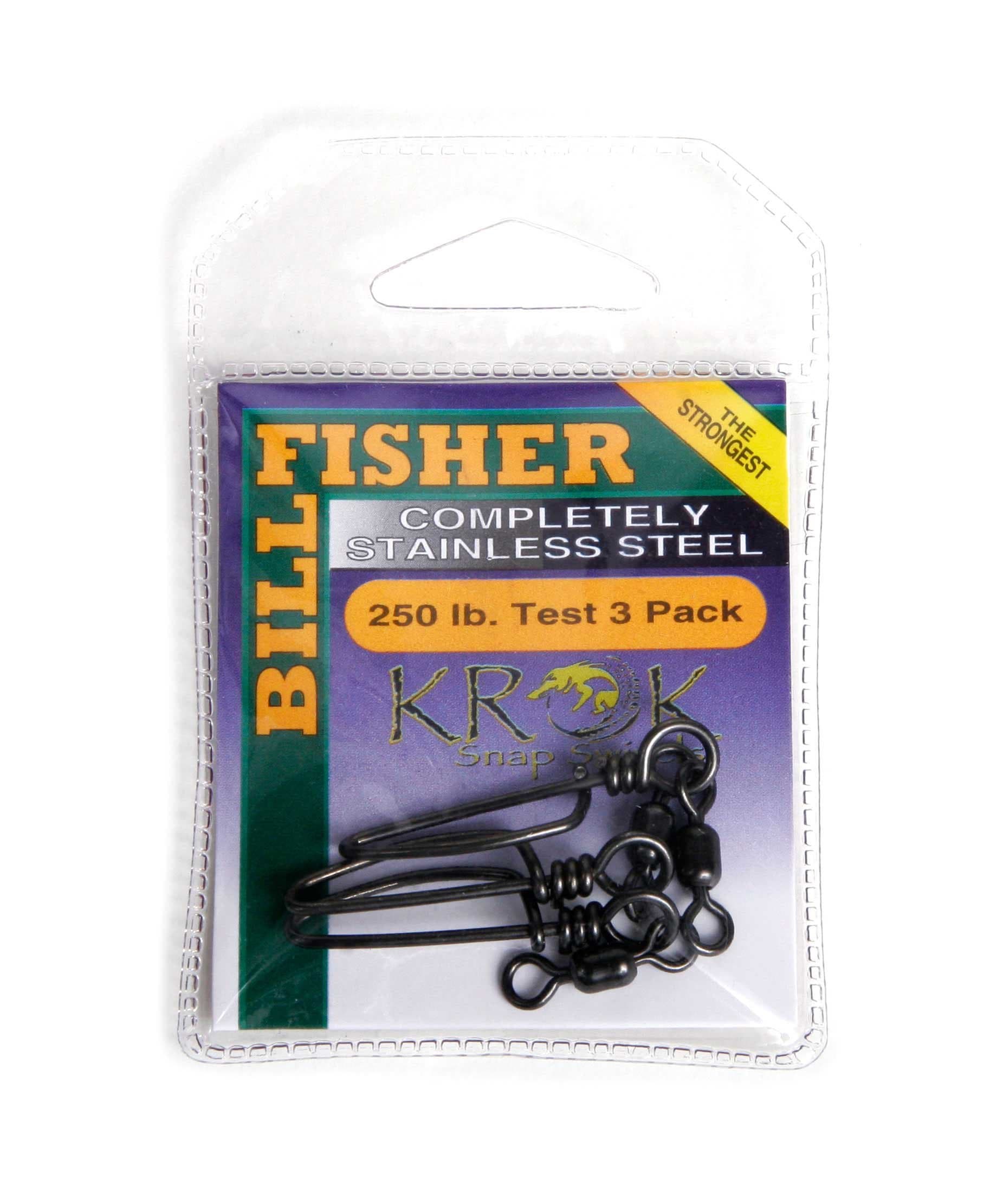 KROK Stainless Steel Snap Swivels Small Pack