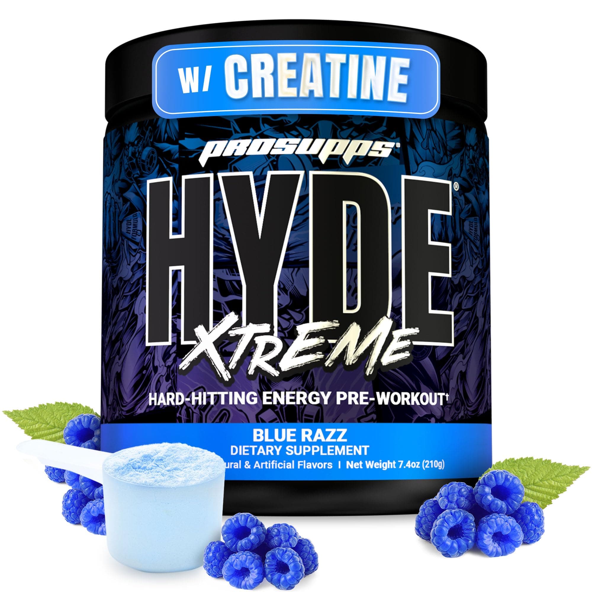 Mr. Hyde NitroX Pre-Workout Powder Energy & Nitric Oxide Boosting Drink, Intense Sustained Energy, Pumps & Focus Powered by Yohimbe, Beta Alanine, Creatine & Nitrosigine, 30 True Servings