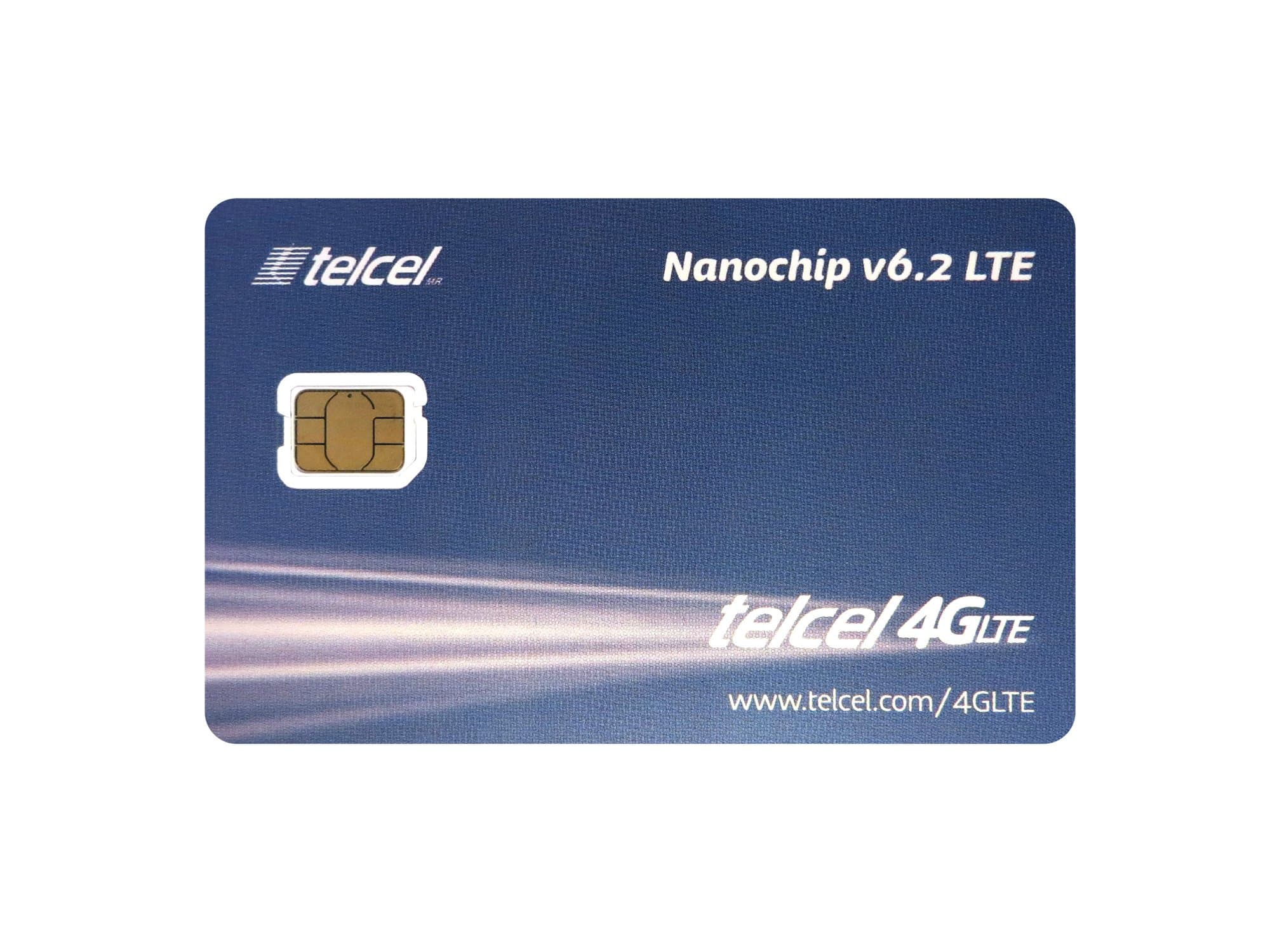 Telcel Mexico Prepaid SIM Card with 4GB Data (LTE Nano)
