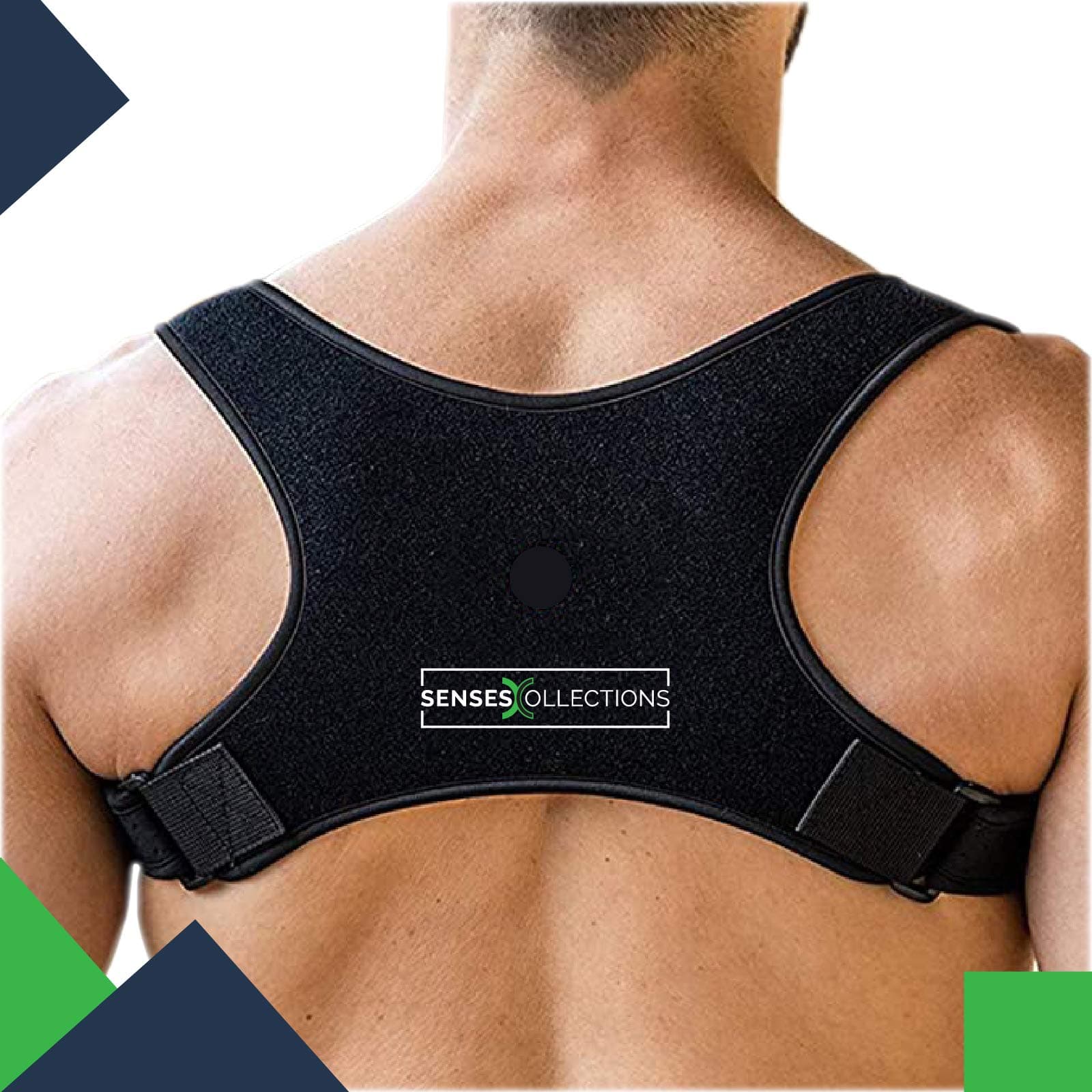 Back Posture Corrector for Men and Women Discreet Under Clothes Comfy and Effective Clavicle Brace for Neck, Shoulder, Back Pain Relief Fully Adjustable Spinal Brace for Slouching