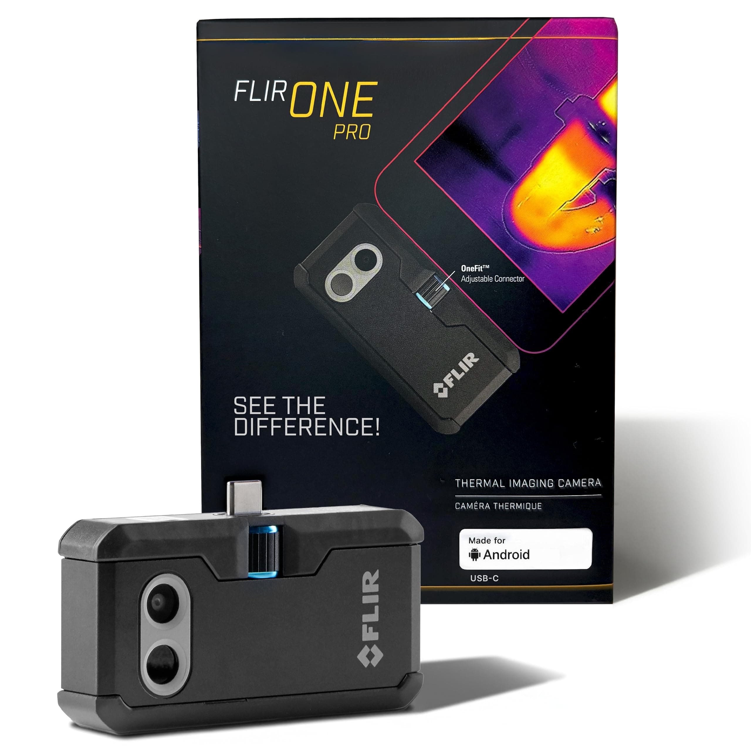 One Pro - Thermal Imaging Camera for Android Smartphones (USB-C), 480x360 Super Resolution (160x120 Native IR)