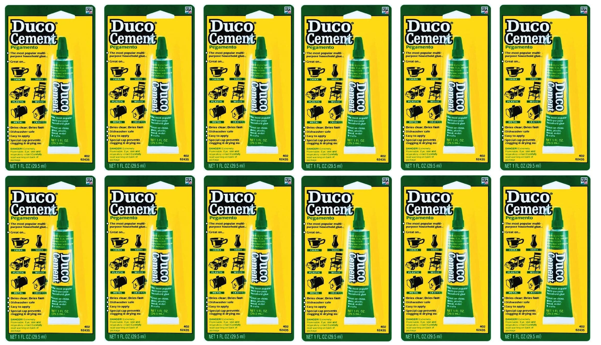 ITW Global Brands 1Oz Duco Cement 62435 (Case Pack of 6) 2 Cases