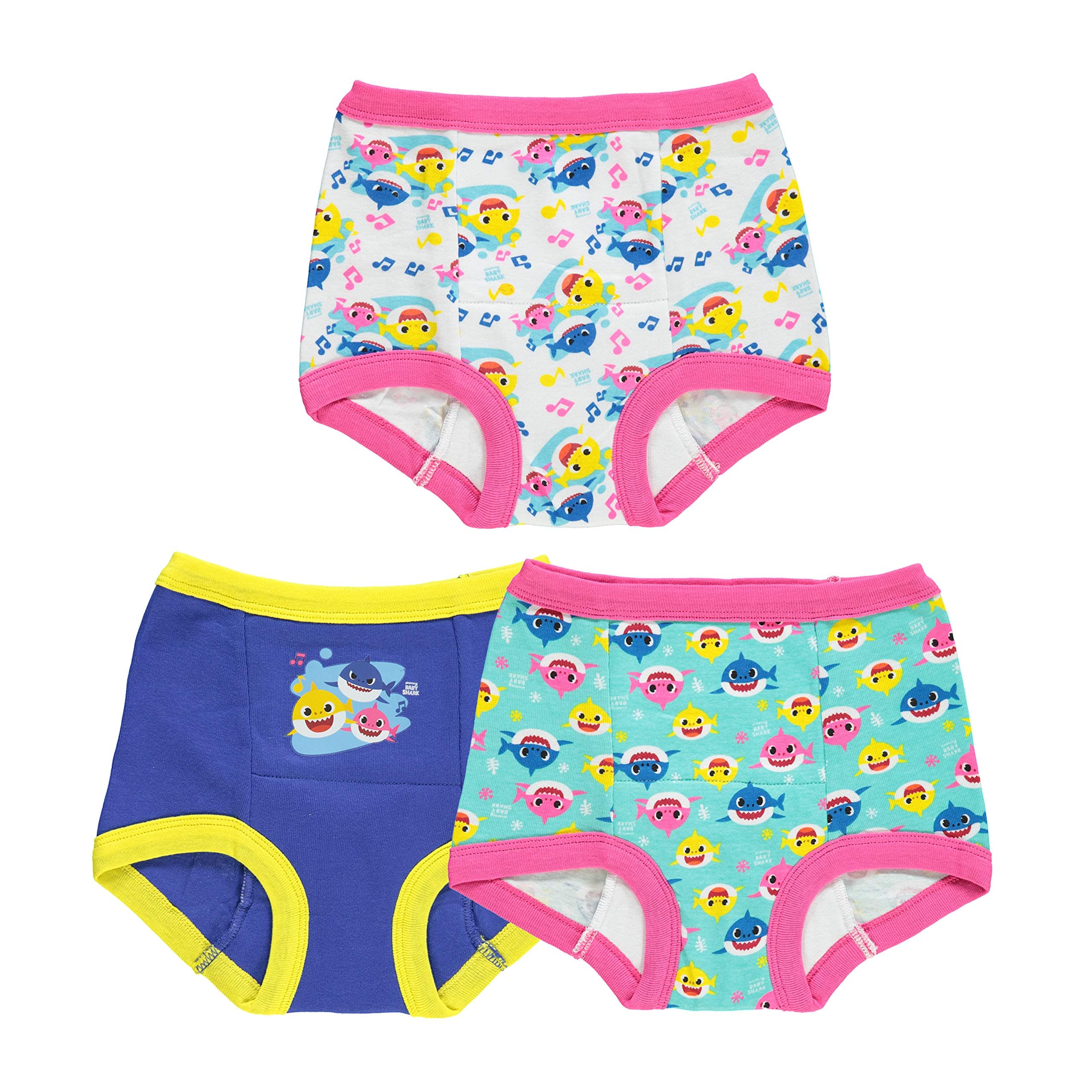 Baby Shark Training Pant Multipacks with Success Tracking Chart & Stickers, Sizes 18m, 2t, 3t, 4t