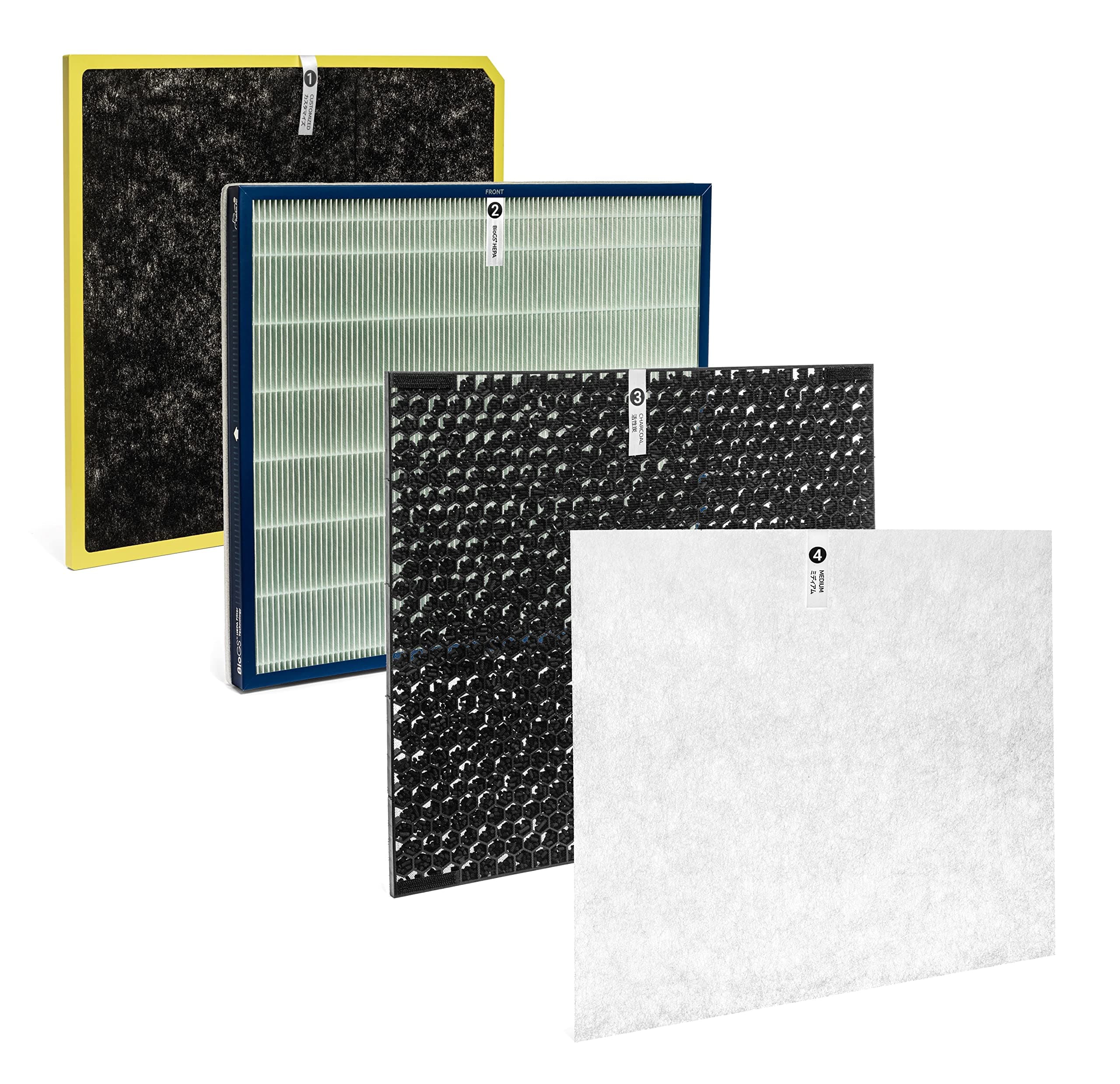 A3 Air Purifier Filter Replacement for Model SPA-1000N Filter Kit, Includes Activated Carbon and HEPA Filter Replacement for Home Air Purifier - (Odor Remover Customized)