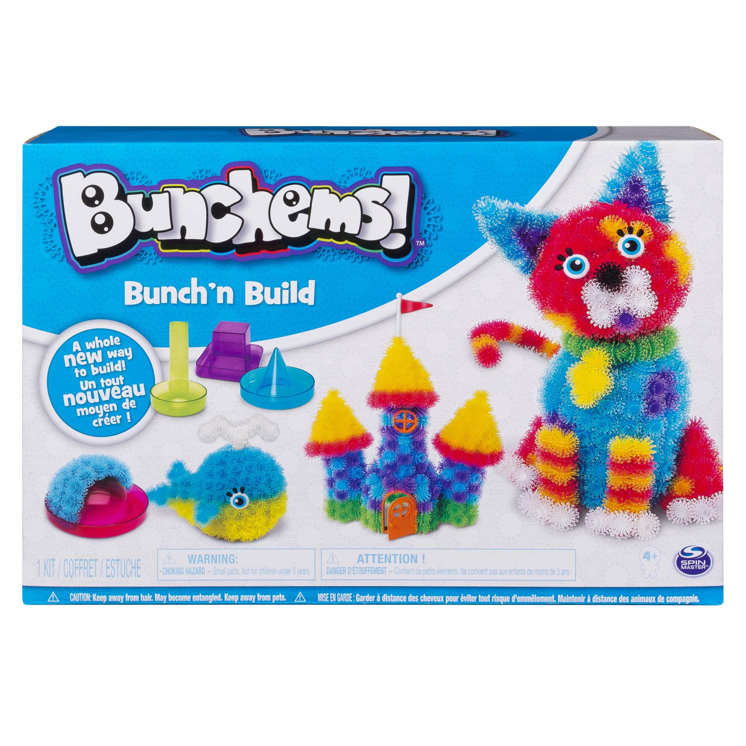 Bunchems - Bunch’n Build Activity Kit with 4 Shaper Molds and 400 for Ages 6 and Up
