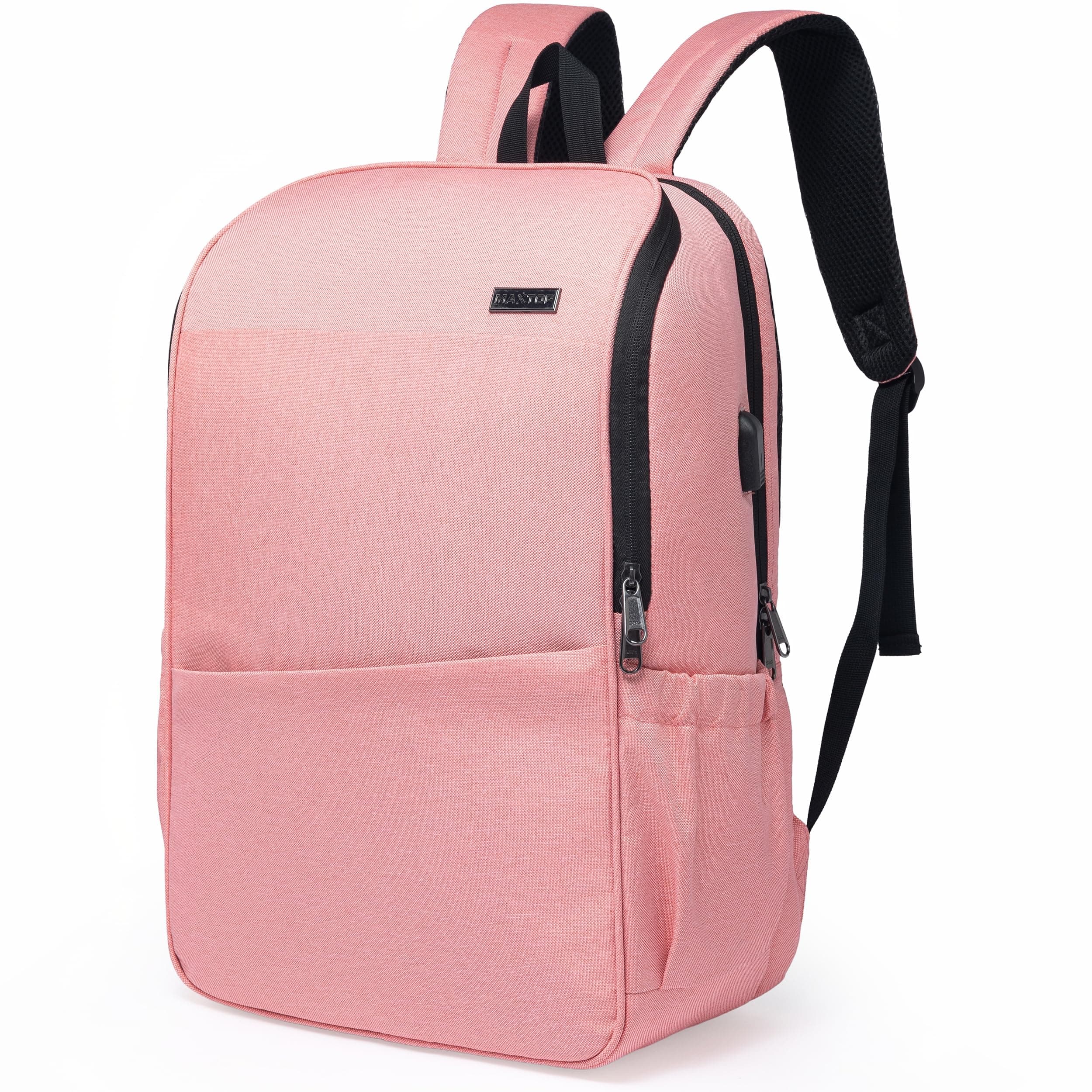 MAXTOP Deep Storage Laptop Backpack with USB Charging Port[Water Resistant] College School Computer Bookbag Fits 17 Inch Laptop