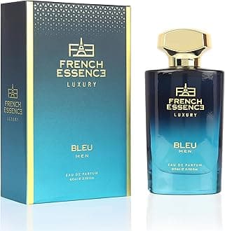 French Essence Premium Perfume for men | Luxury Perfume | Eau de Parfum set long lasting smell, Gift purpose, Fresh Scent (Bleu), 60 ml | Juniper, Musk EDP,Aerosol