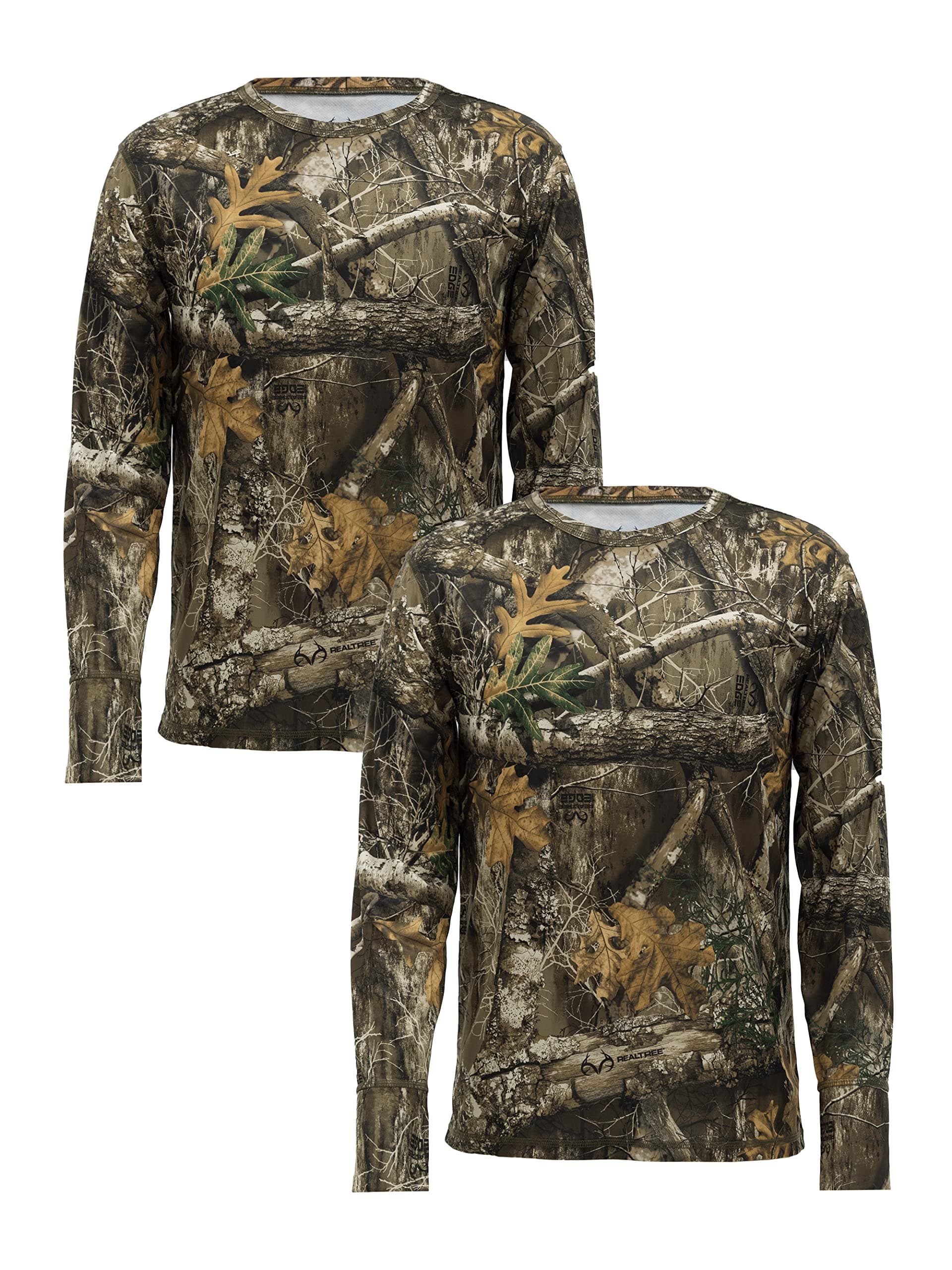RealtreeMen's 2 Pack Long Sleeve Performance Tees