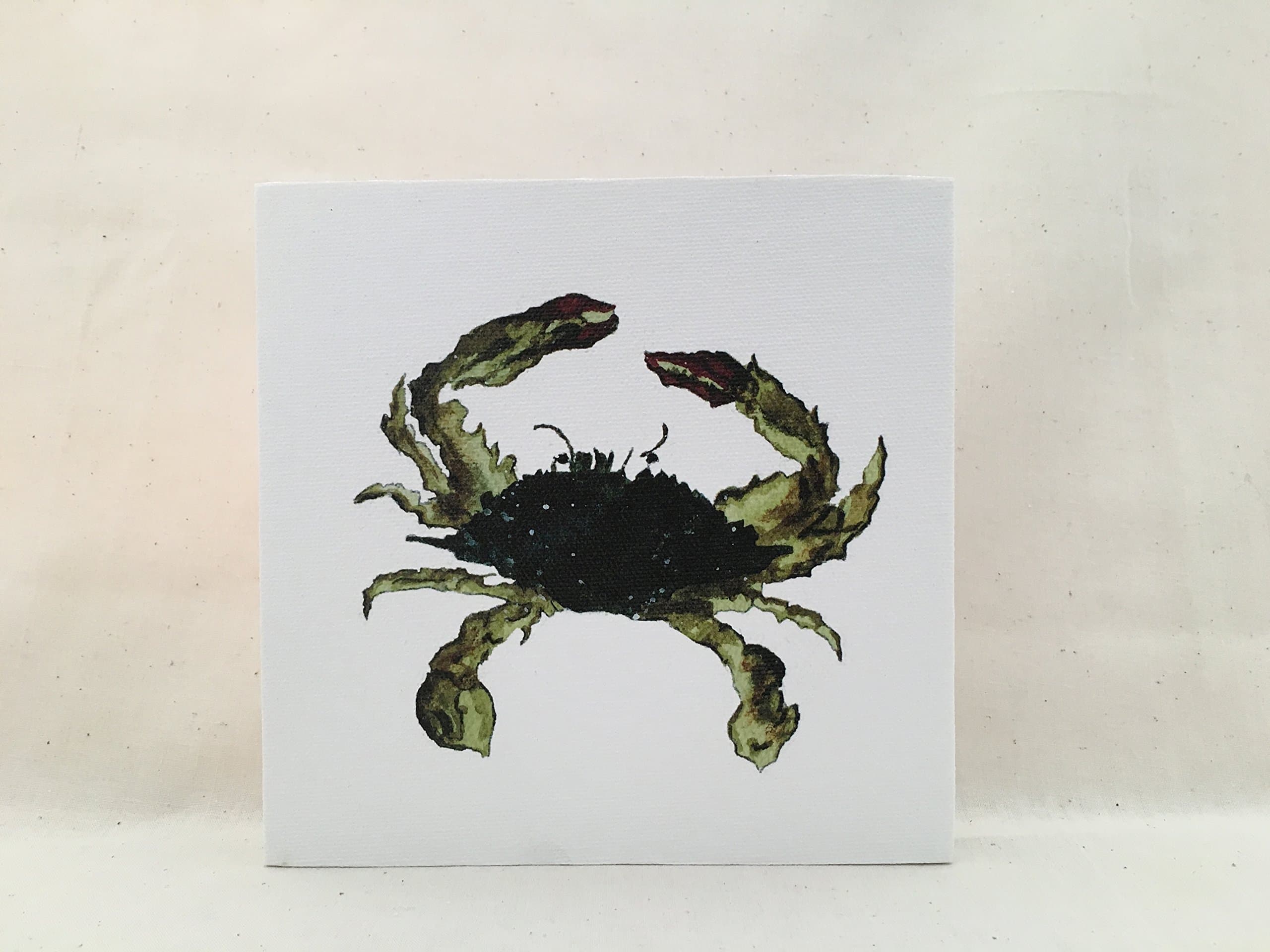 Crab Canvas Art Block