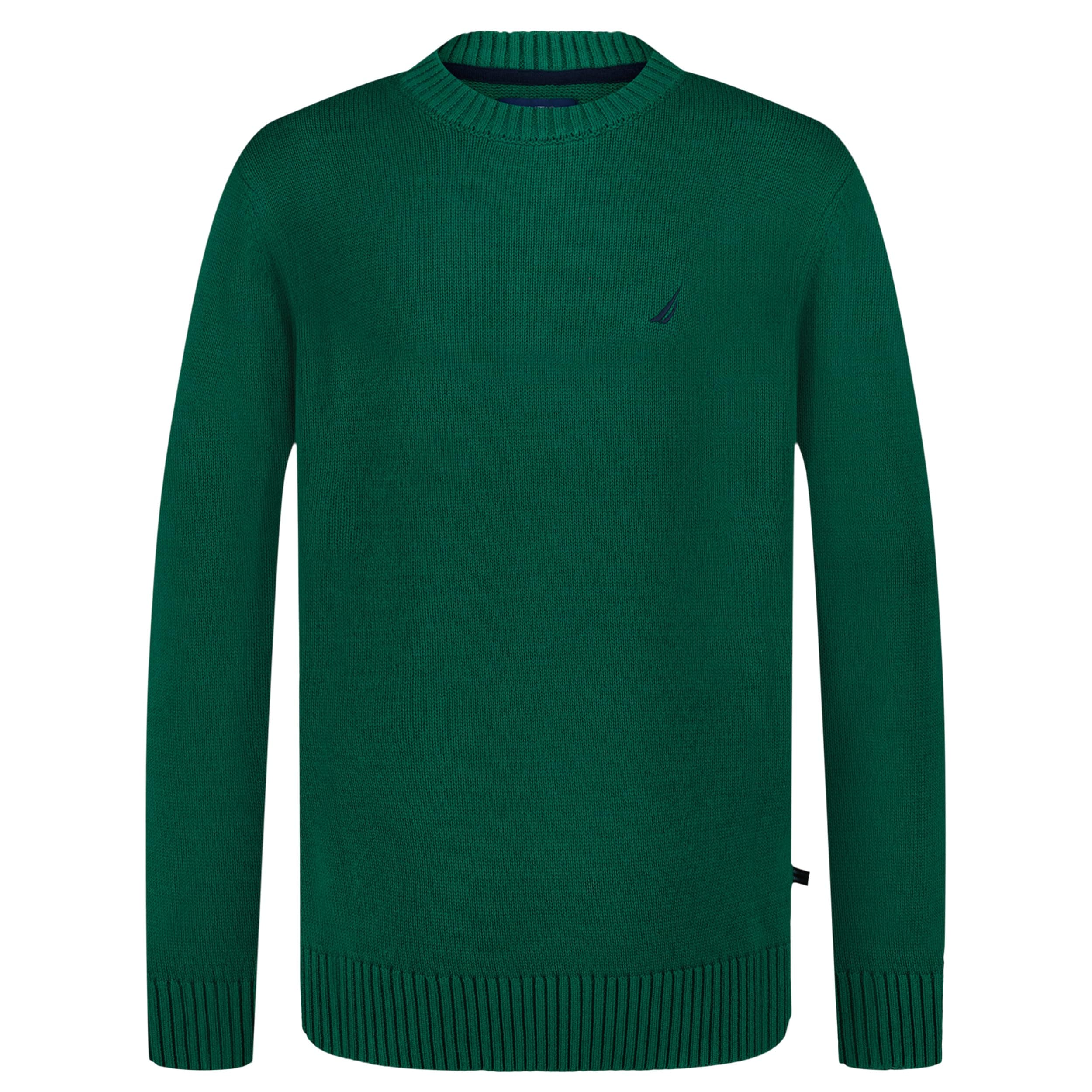 Nautica Boys' Long Sleeve Crew Neck Sweater