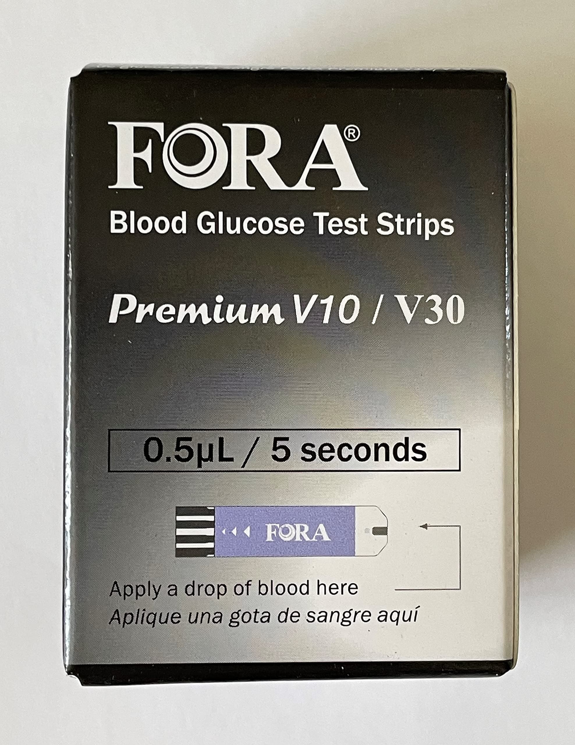 FORA V30/G30/PremV10 DME Test Strips, 50 Strips by TaiDoc Technology Corporation