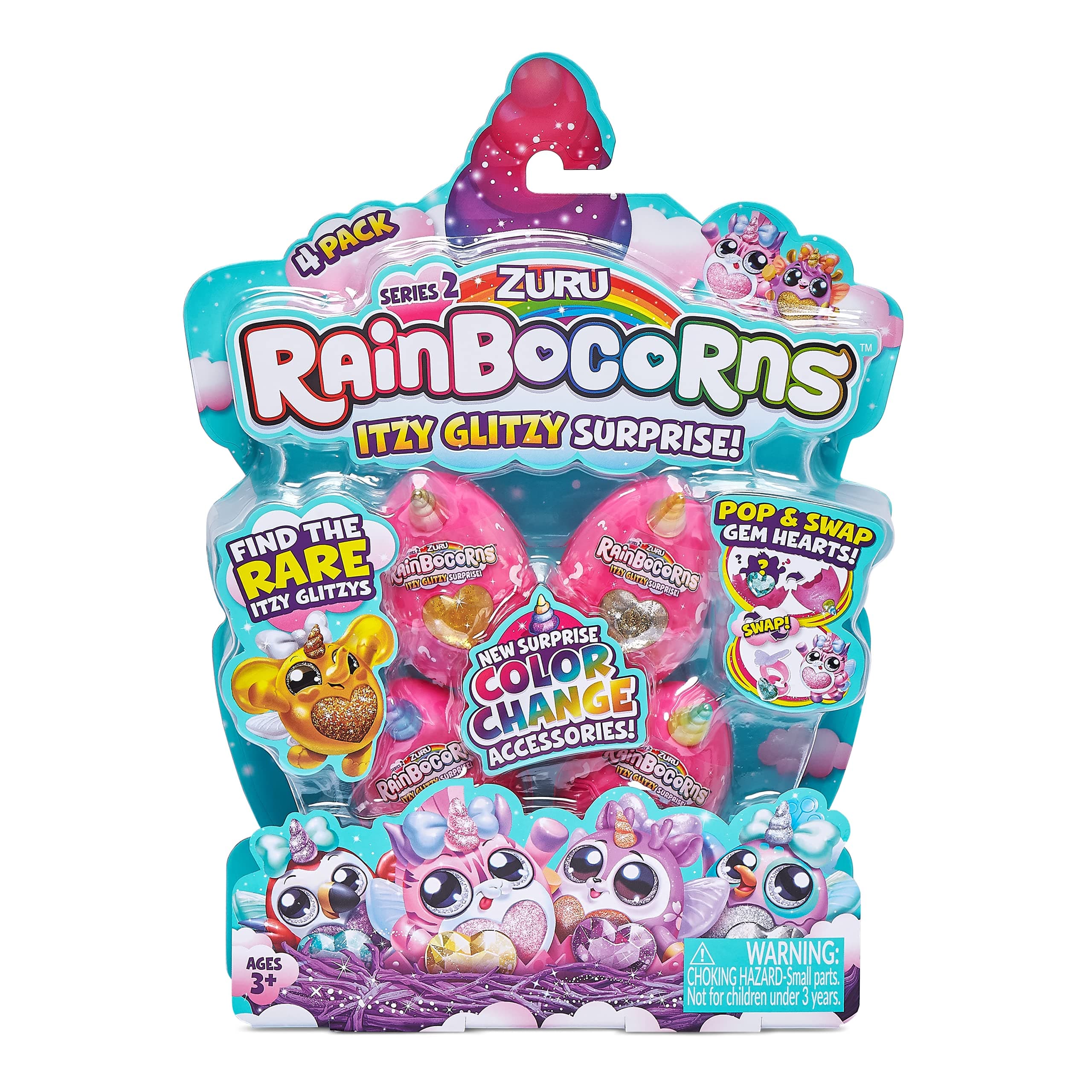 Rainbocorns Itzy Glitzy Surprise Collectible Eggs