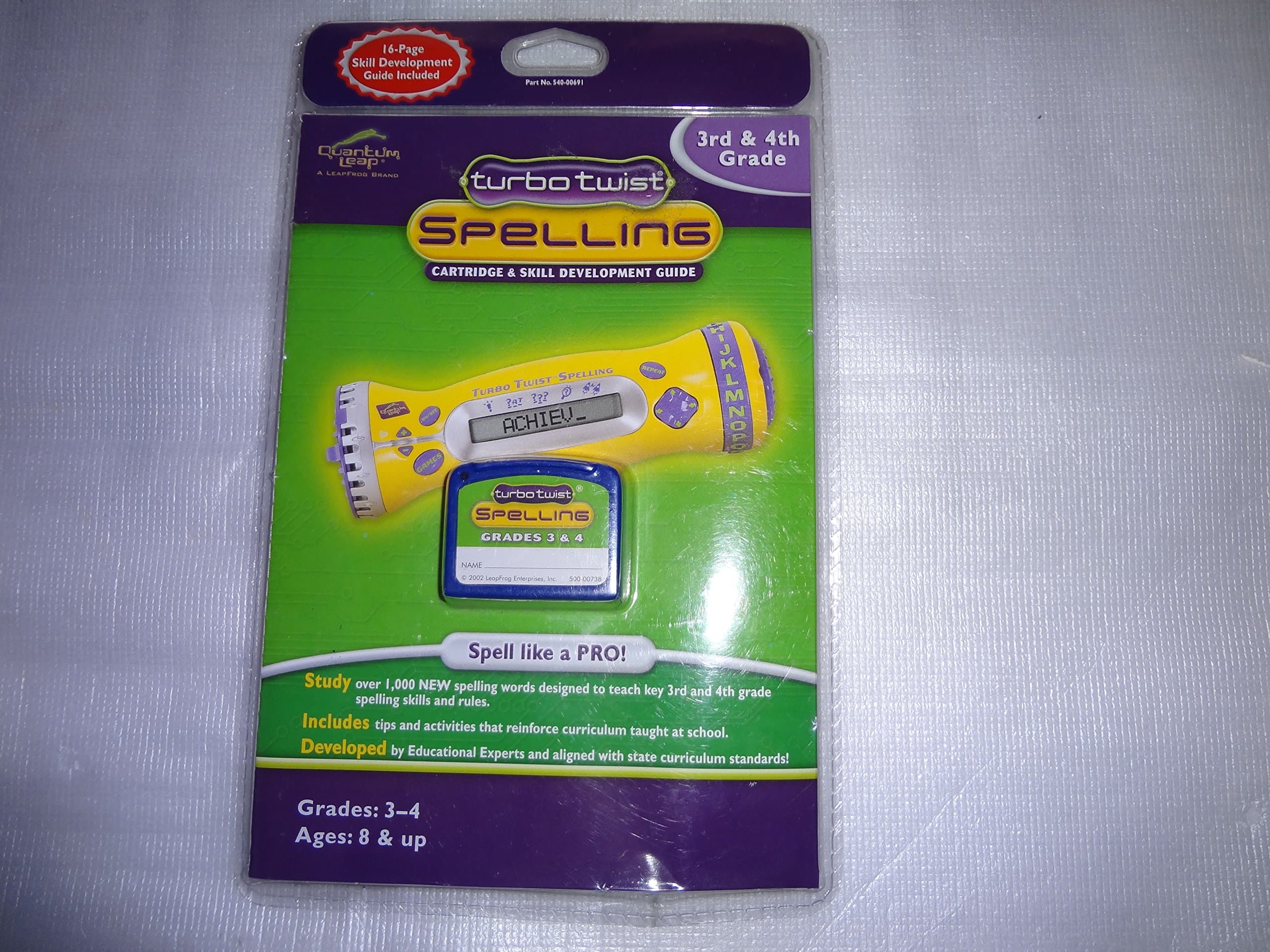 Turbo Twist Spelling