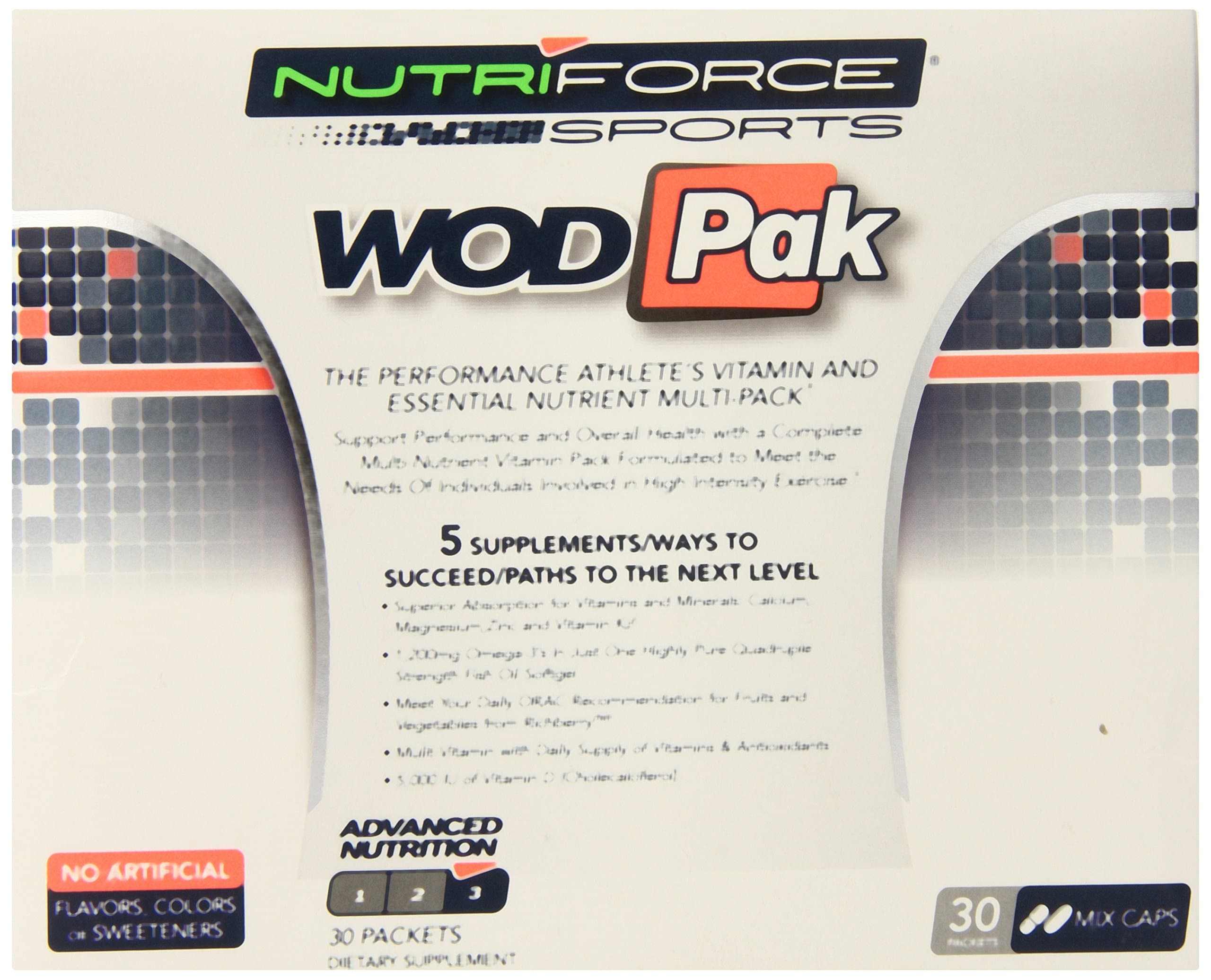 Wodpak Vitamins, 30 Count