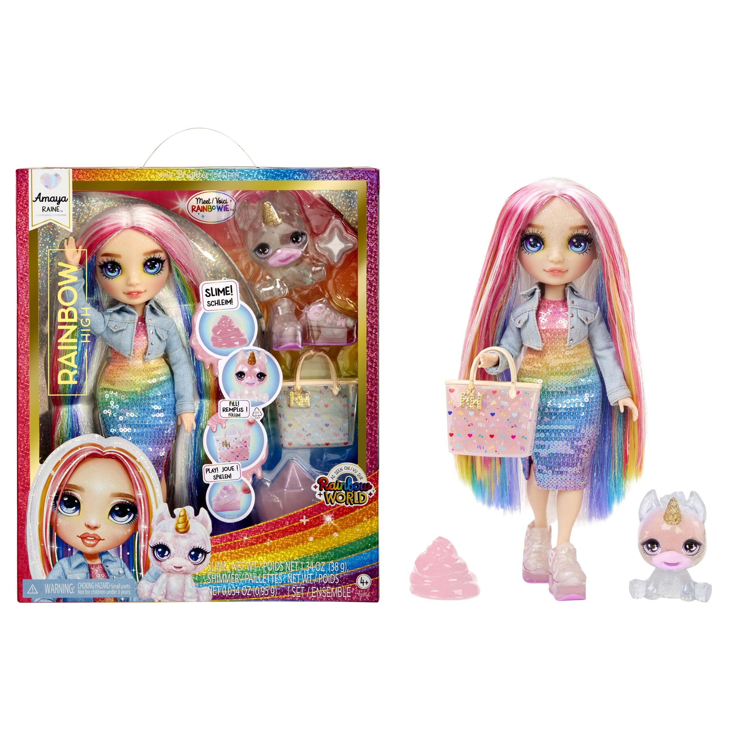 Classic Rainbow Fashion Doll- Amaya