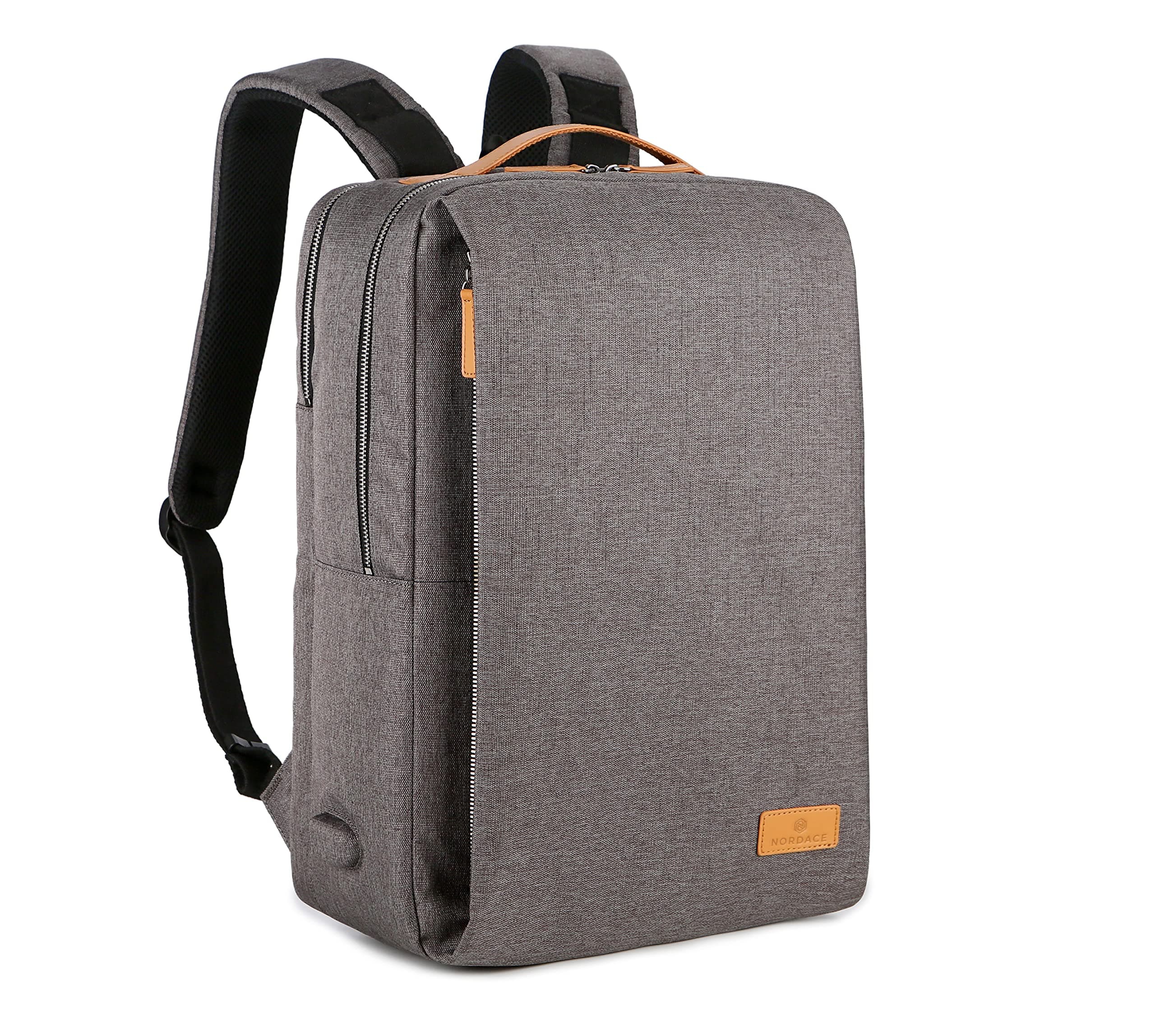 - Siena Smart Backpack with USB Charging - 15.6 Inch Laptop Backpack, 19L Daily Backpack for Travel, Everyday, or Work (Gray)