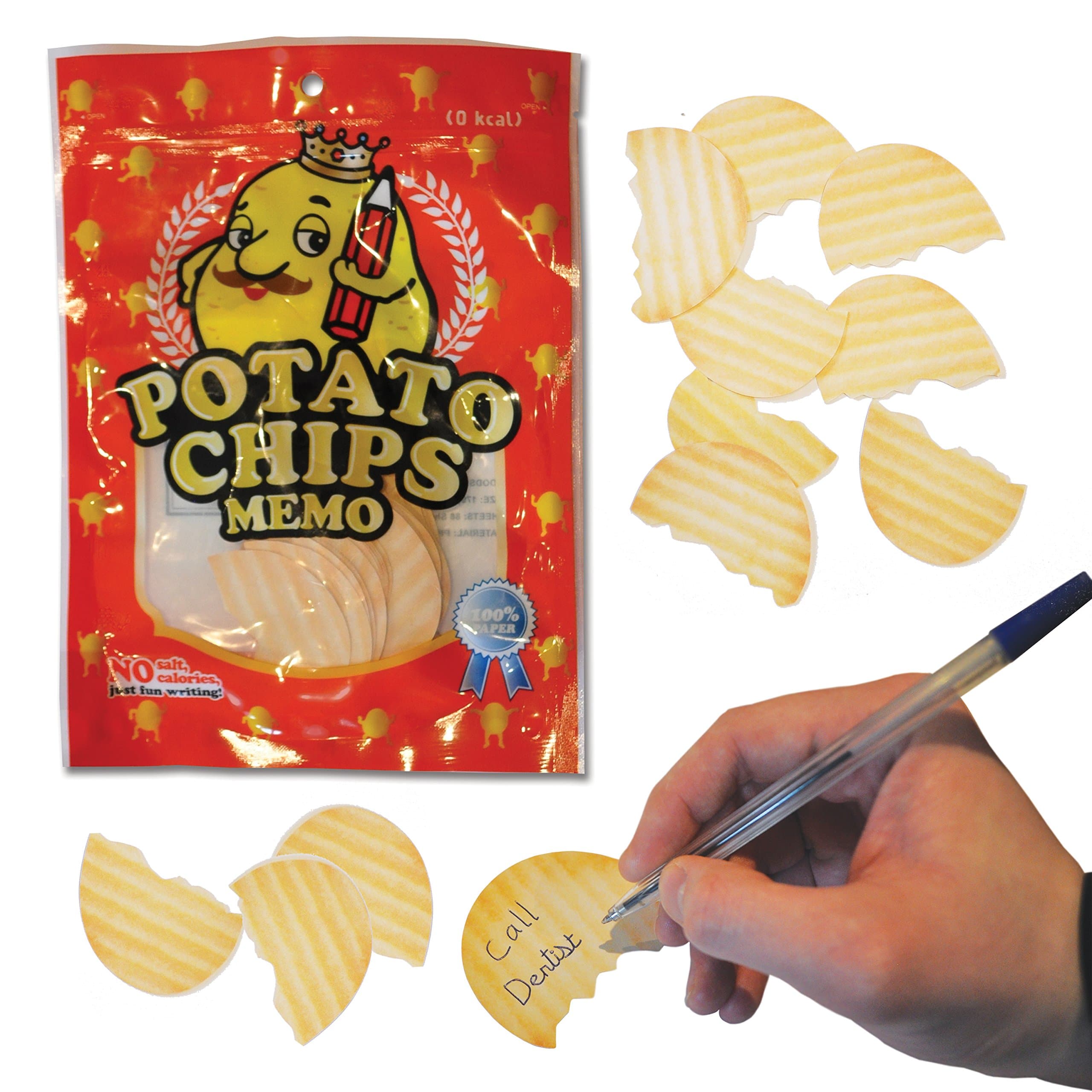 Novelty Gift Potato Crisps Memo Paper Note Pads Notepad