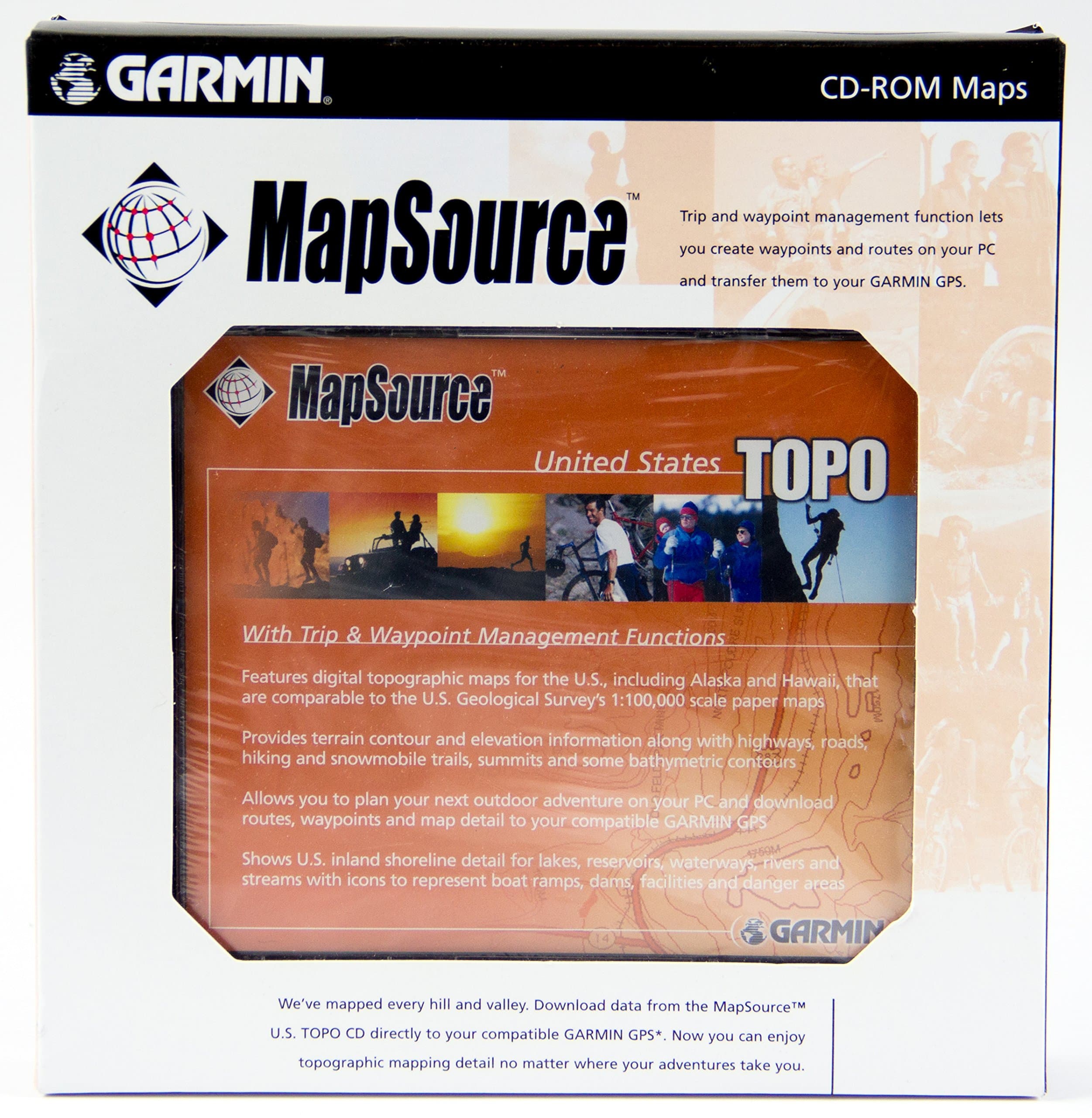 Garmin MapSource U.S.A. Topographical Map CD-ROM (Windows)