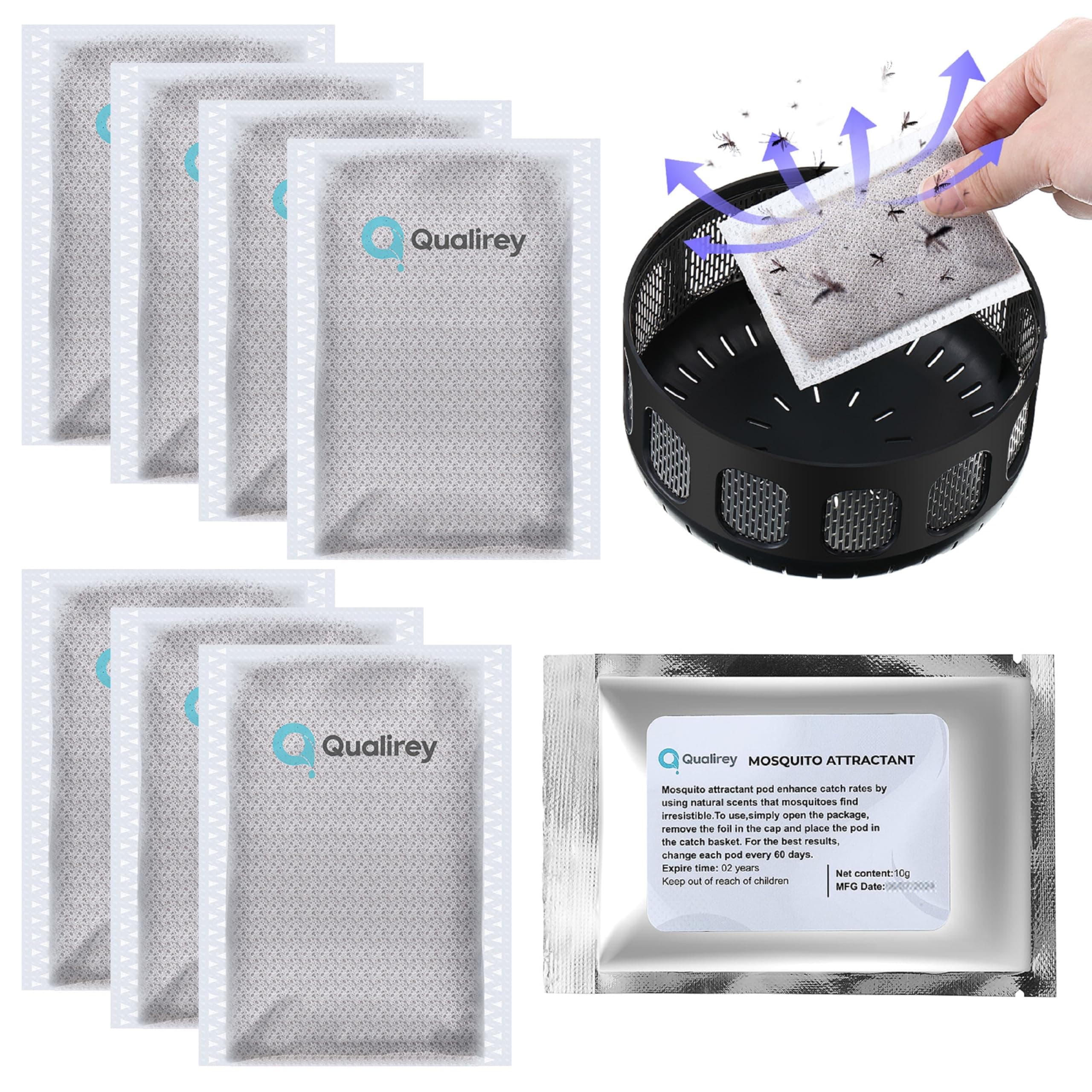 8 Pack-Mosquito Attractant