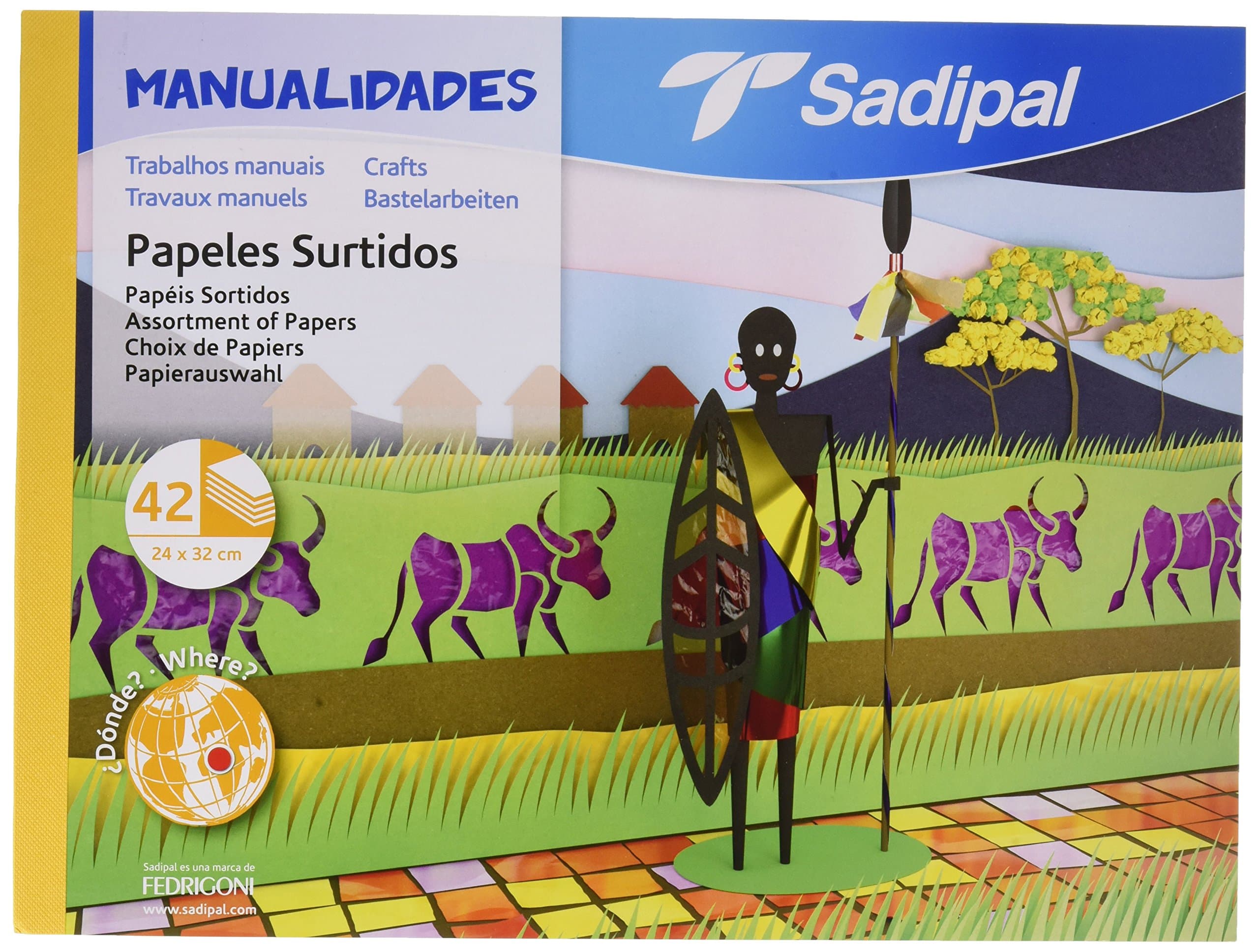Sadipal – Notepad Assorted Paper Crafts