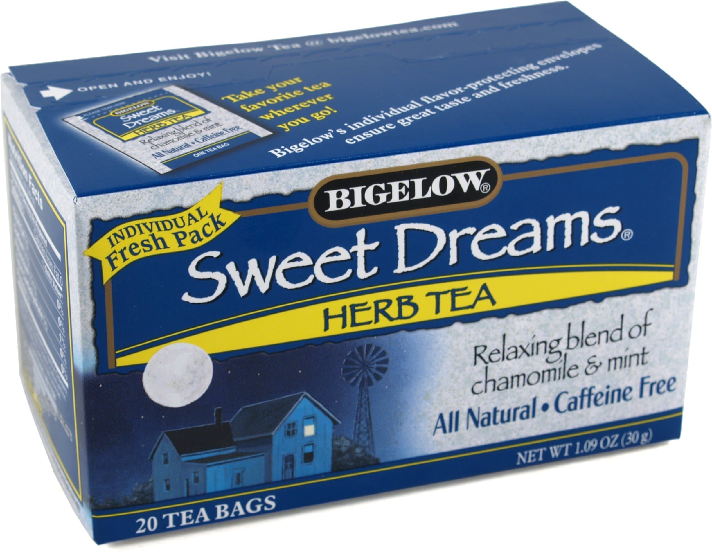 Bigelow Tea Sweet Dreams Herbal Tea, 20 Count (Packaging may Vary)