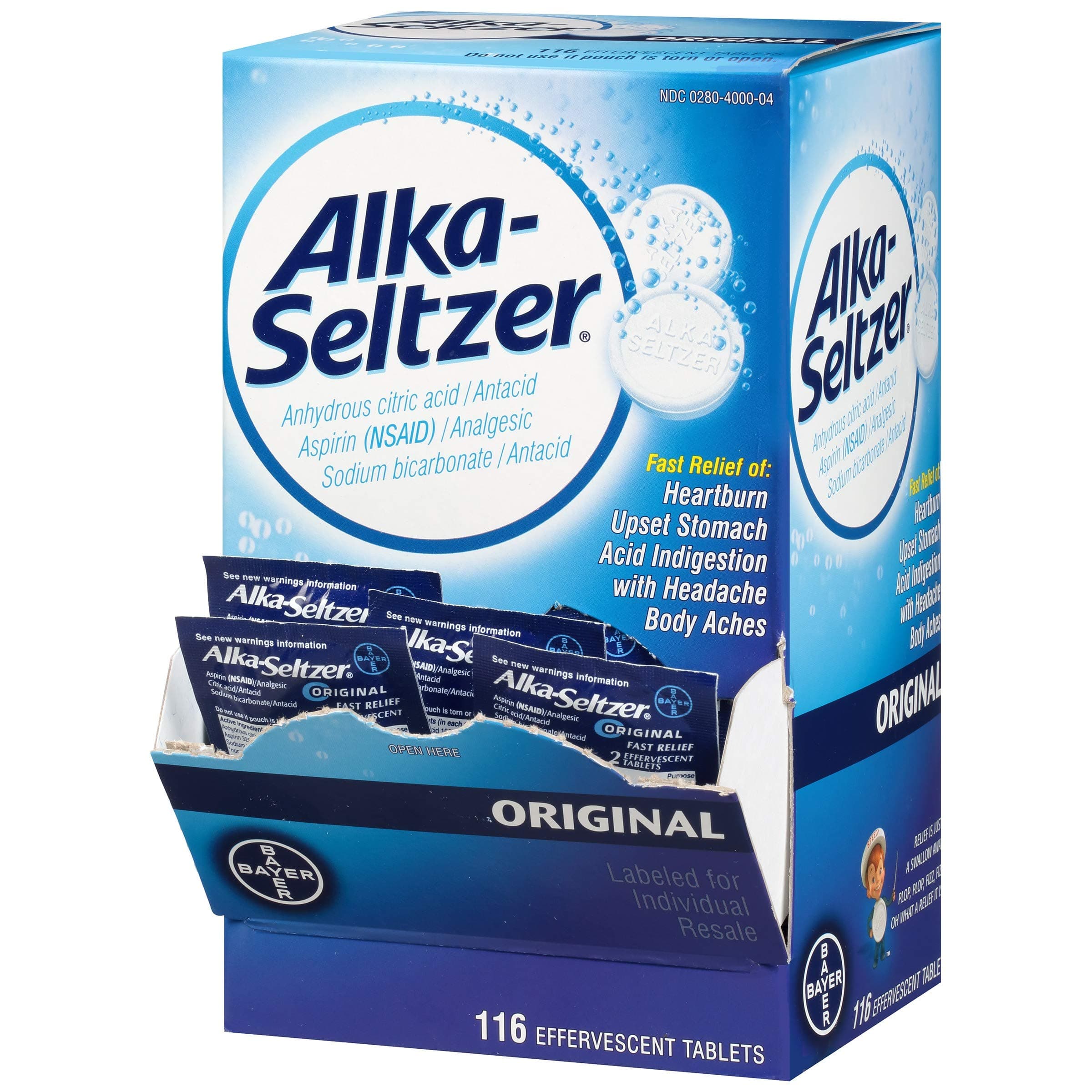 A.lka Seltzer, 116ct