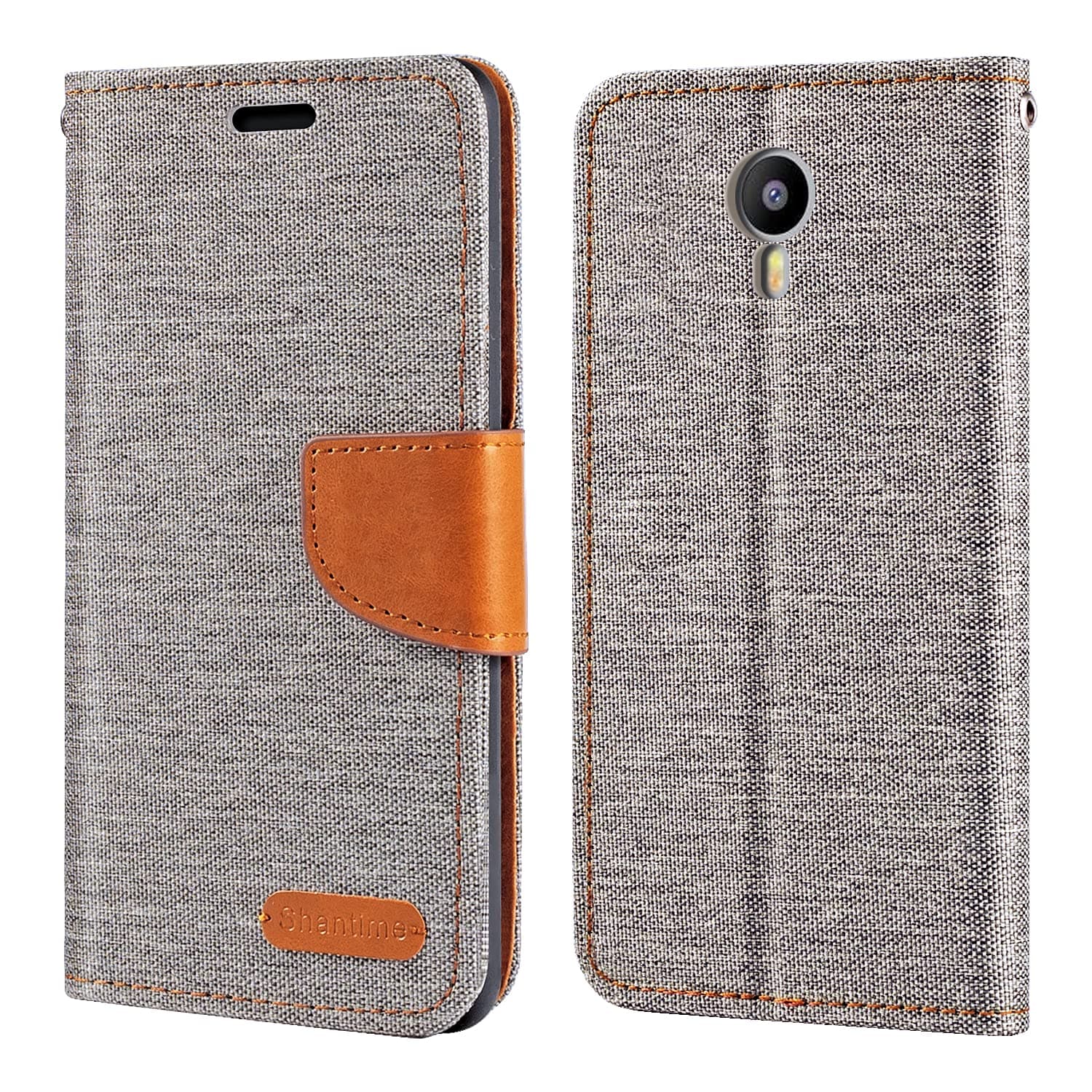 Meizu M3 Note Case, Oxford Leather Wallet Case with Soft TPU Back Cover Magnet Flip Case for Meizu Blue Charm Note 3