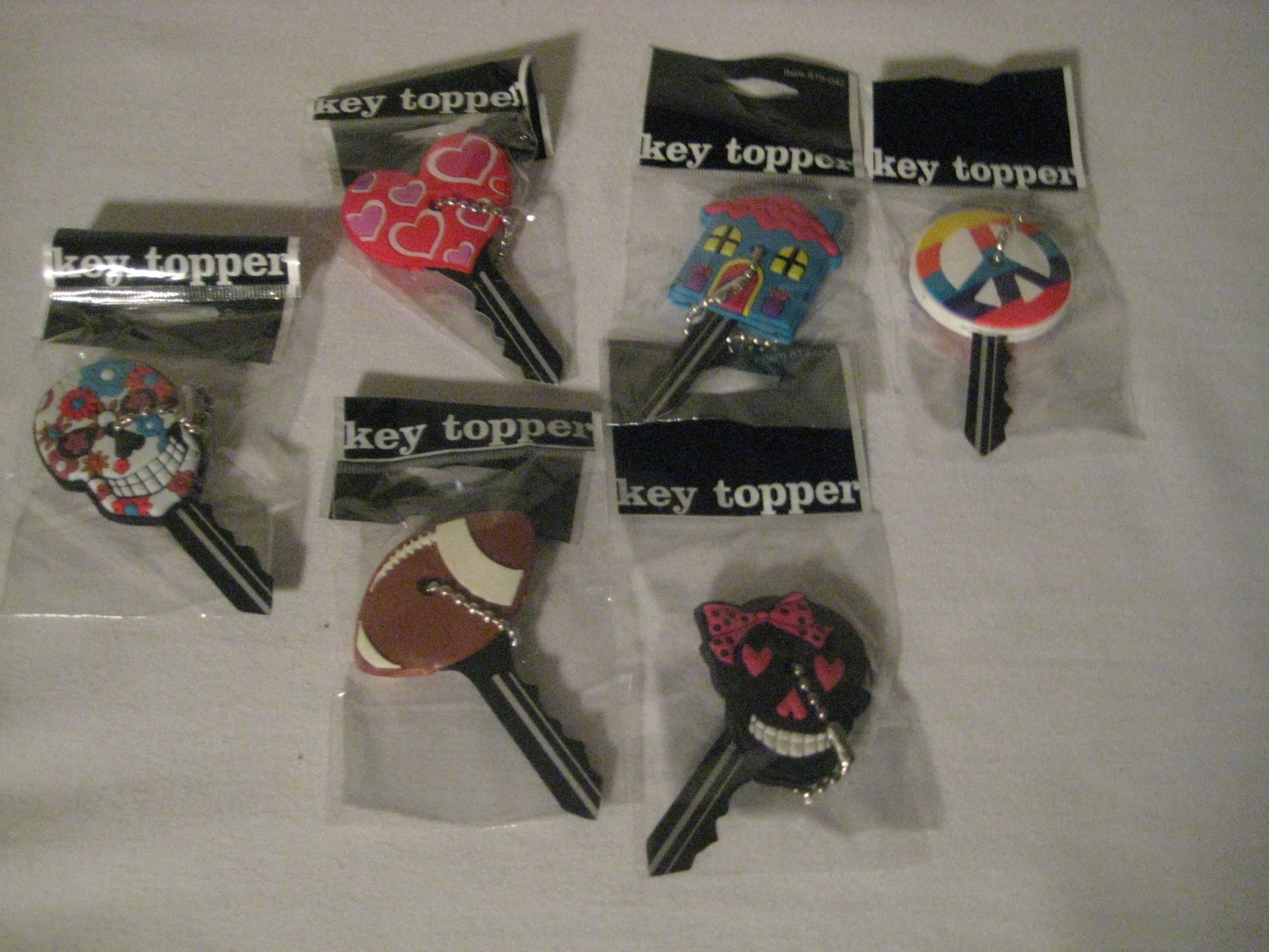 Assorted Key toppers (6 pack)