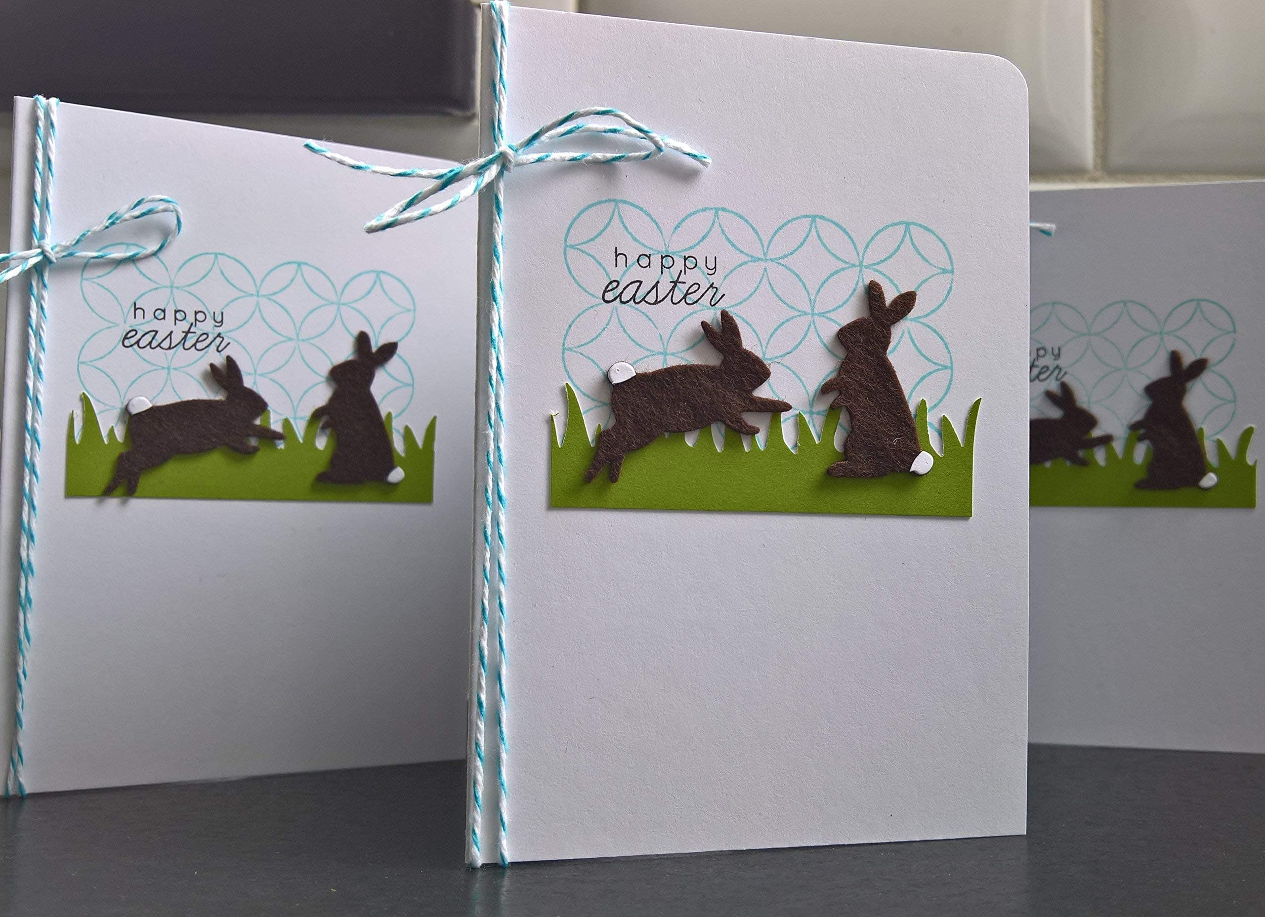Easter Card, Happy Easter Card, Handmade Easter Bunny Greeting Card