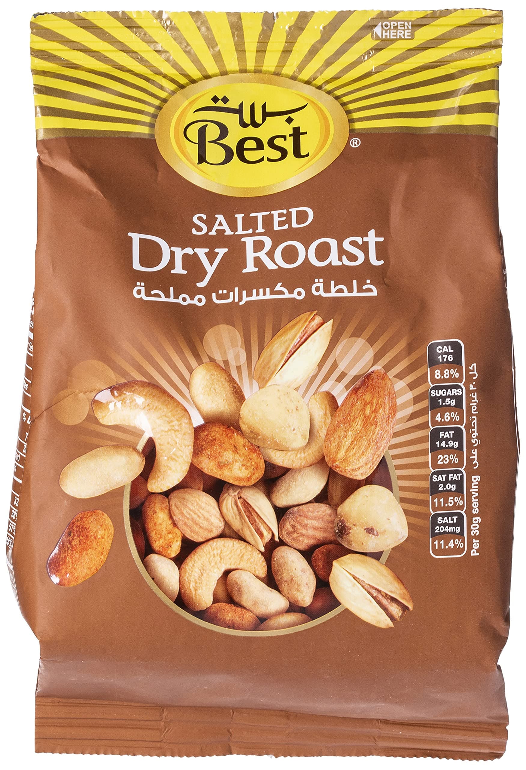 BEST SALTED DRY ROAST BAG 375GM