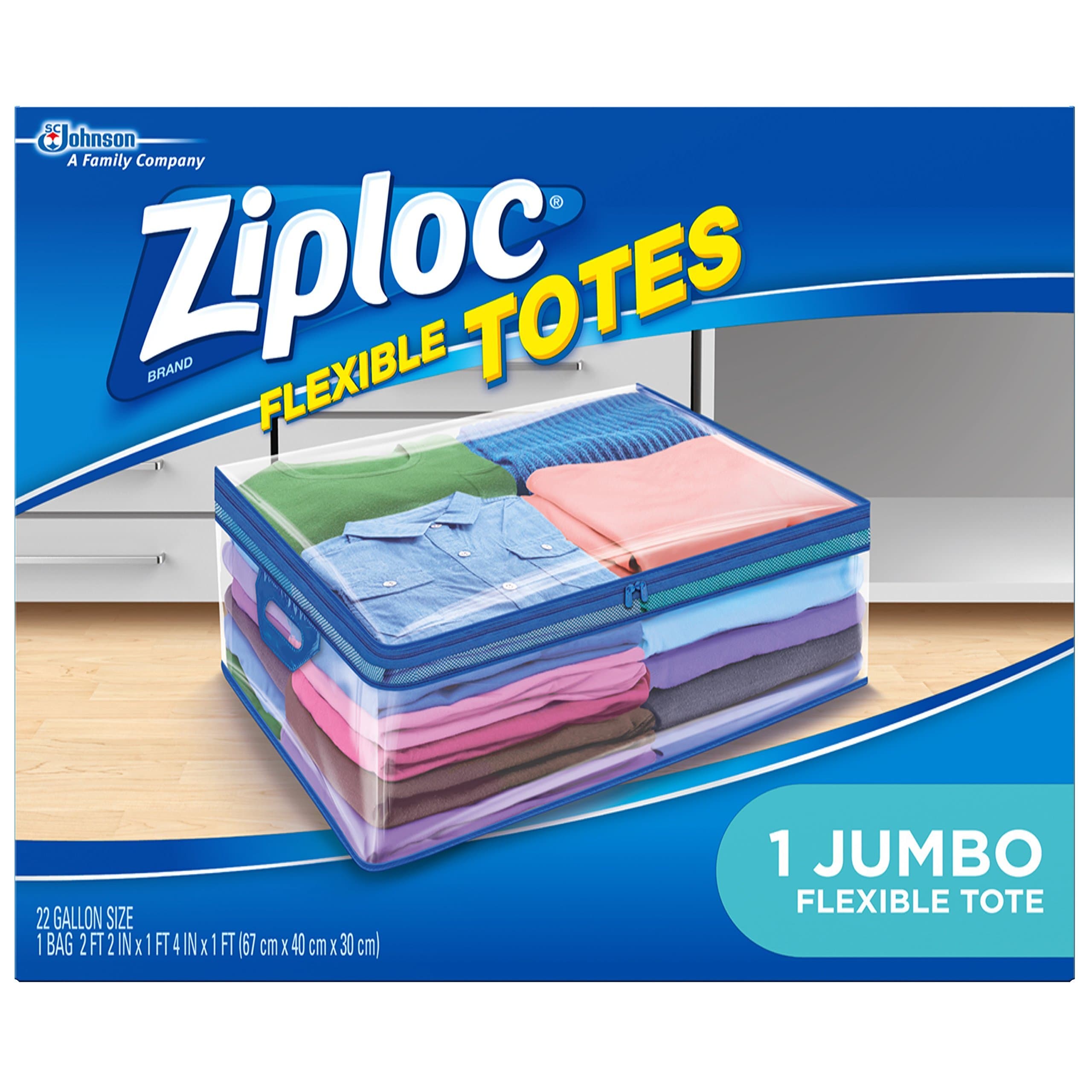 Ziploc Flexible Tote, Jumbo, 1 Count