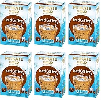 Gold Premium Iced Coffee Mocha 6 boxes x 8 sachets