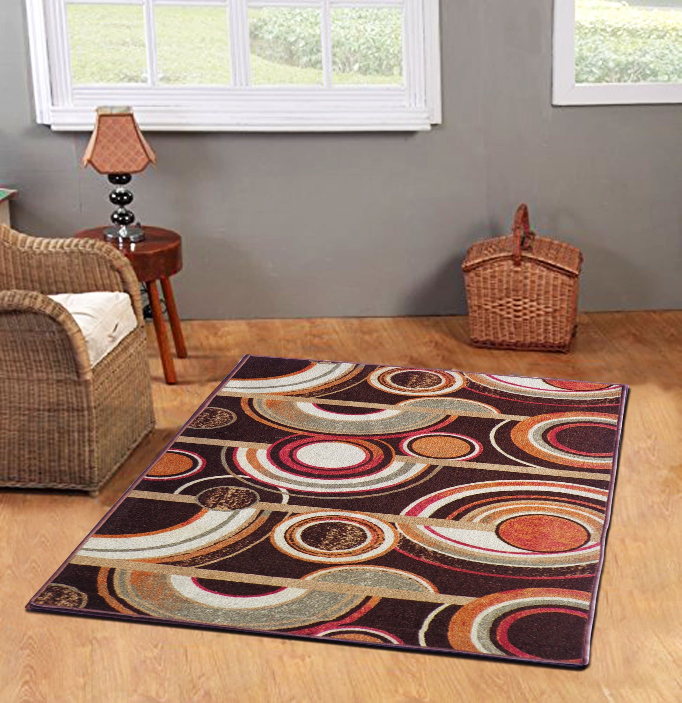 Status Taba Rug Multicolour with Anti Skid Backing
