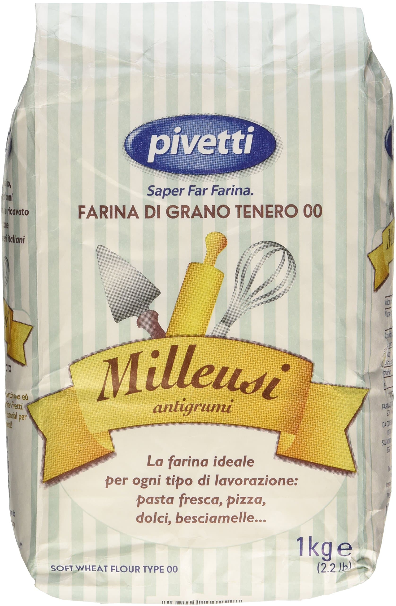 Pivetti All-purpose Italian Flour, 2.2 Pound