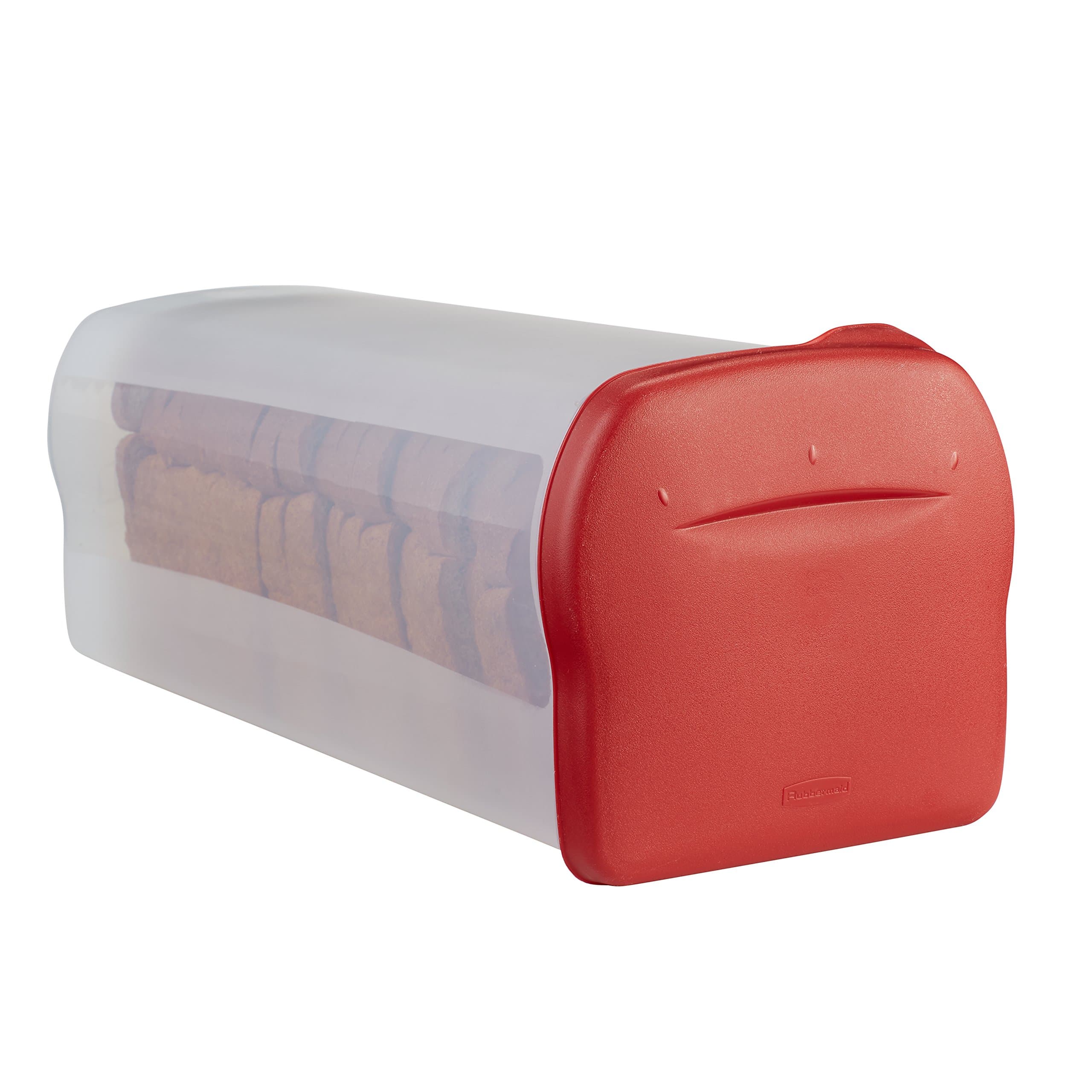 Rubbermaid Specialty Bread Keeper Food Storage Container , Red