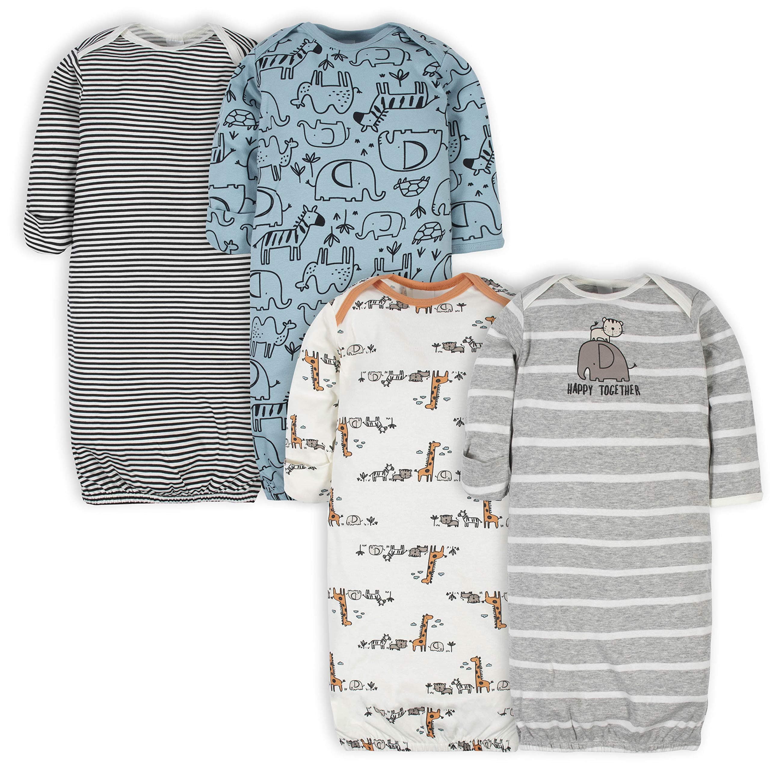 Gerber Baby-Boys 4-pack Sleeper Gown