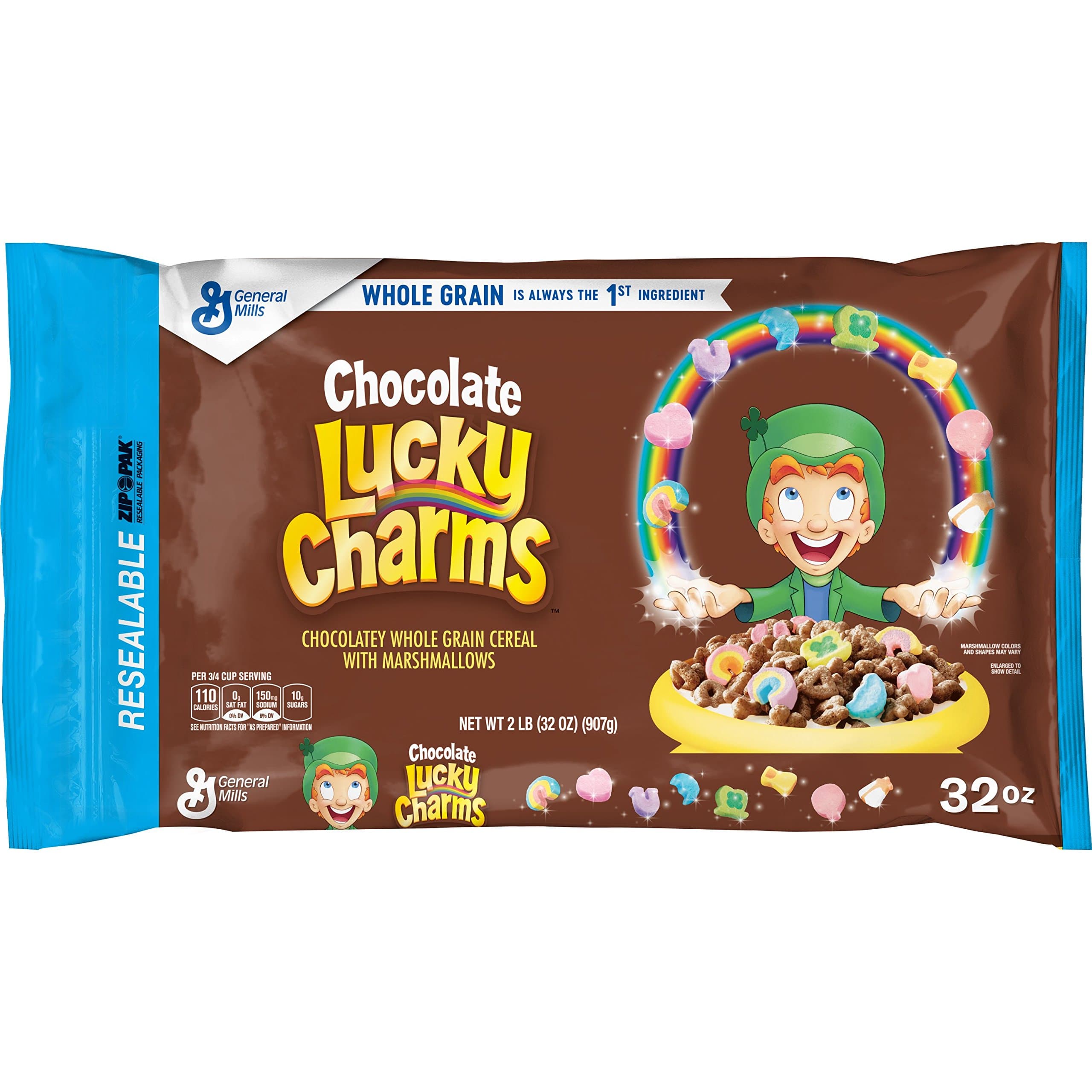 Chocolate Lucky Charms General Mills, 32 oz