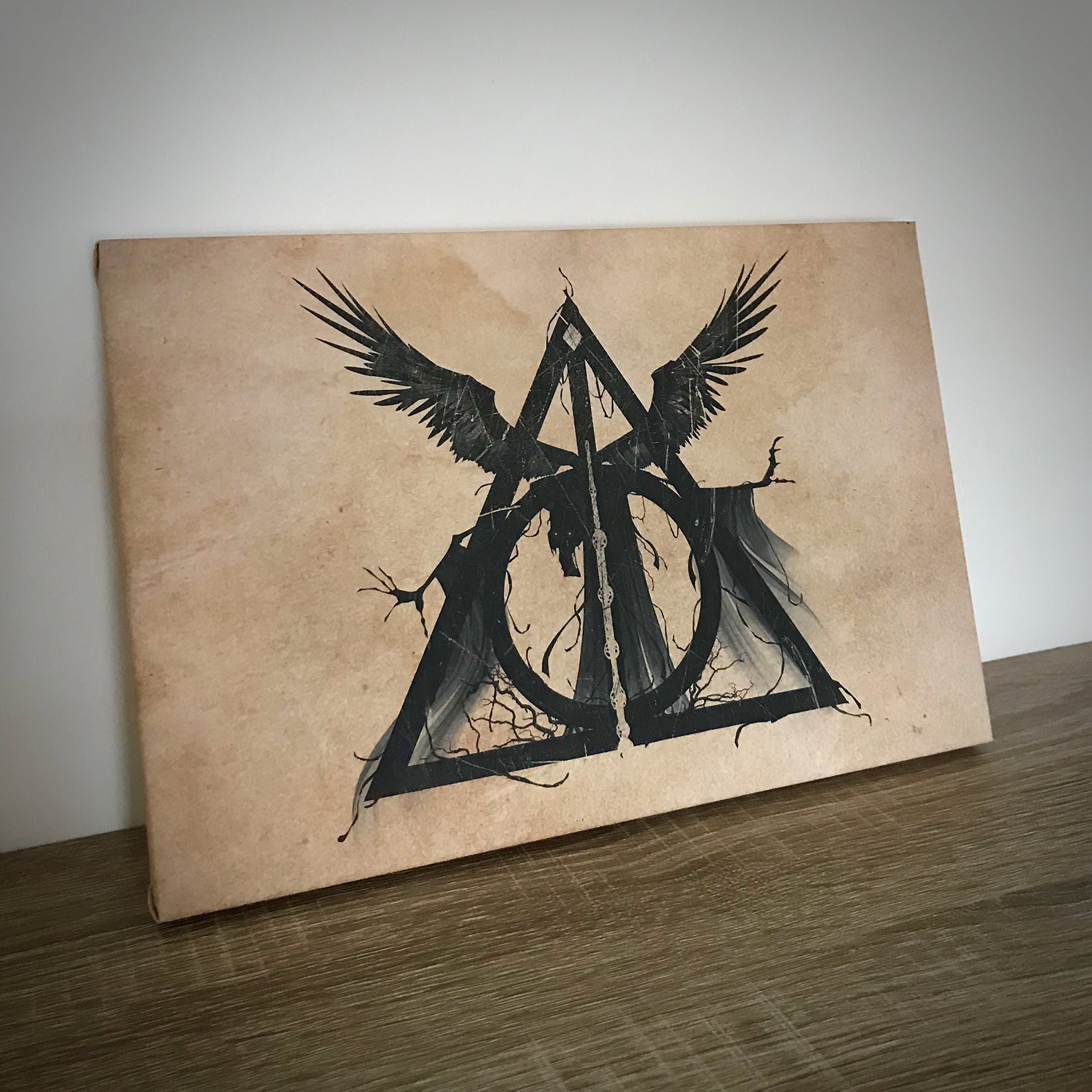 Epic ModzInspired Original Unique Artwork A4 Canvas Print Gift (Stained Background)